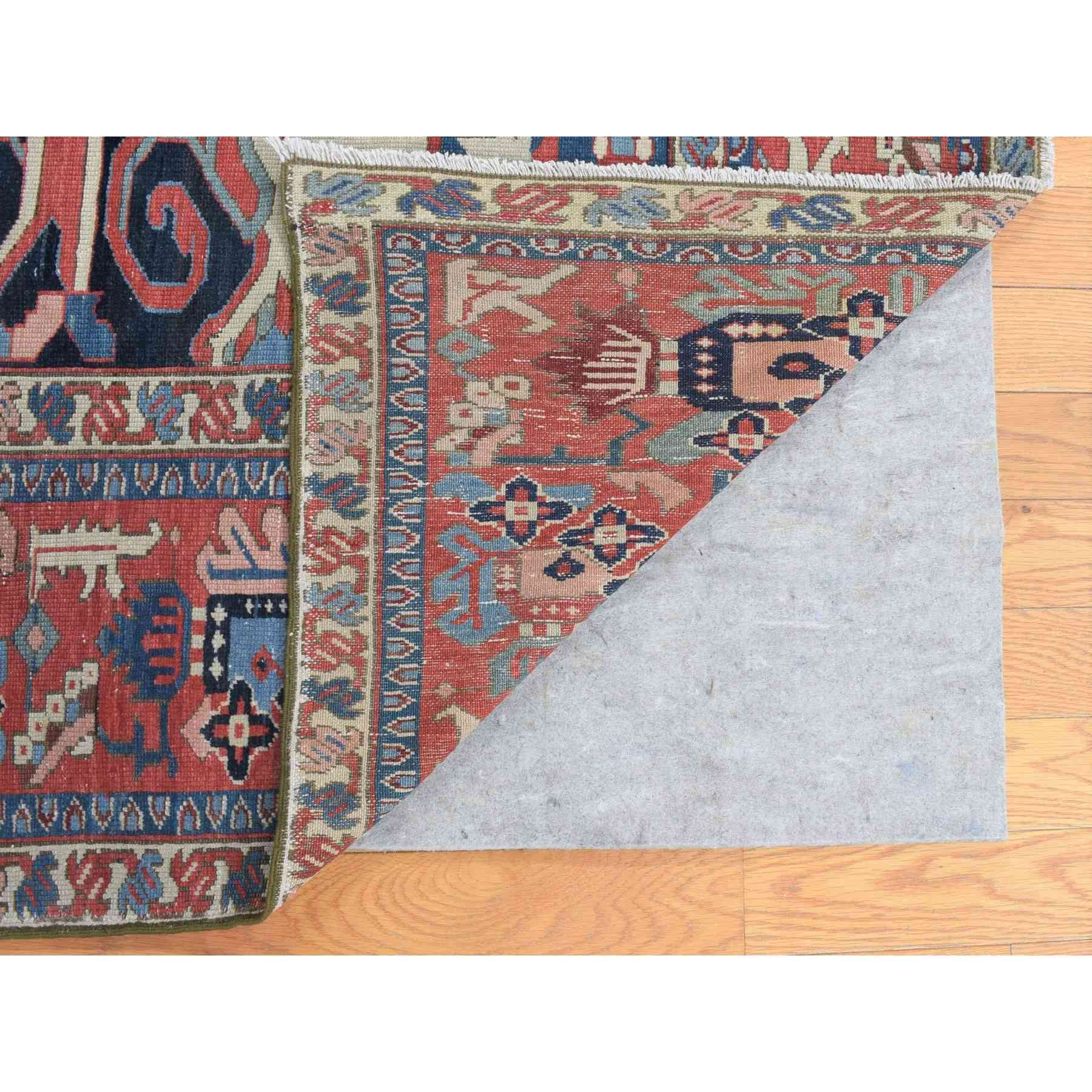 Heriz-Hand-Knotted-Rug-401525
