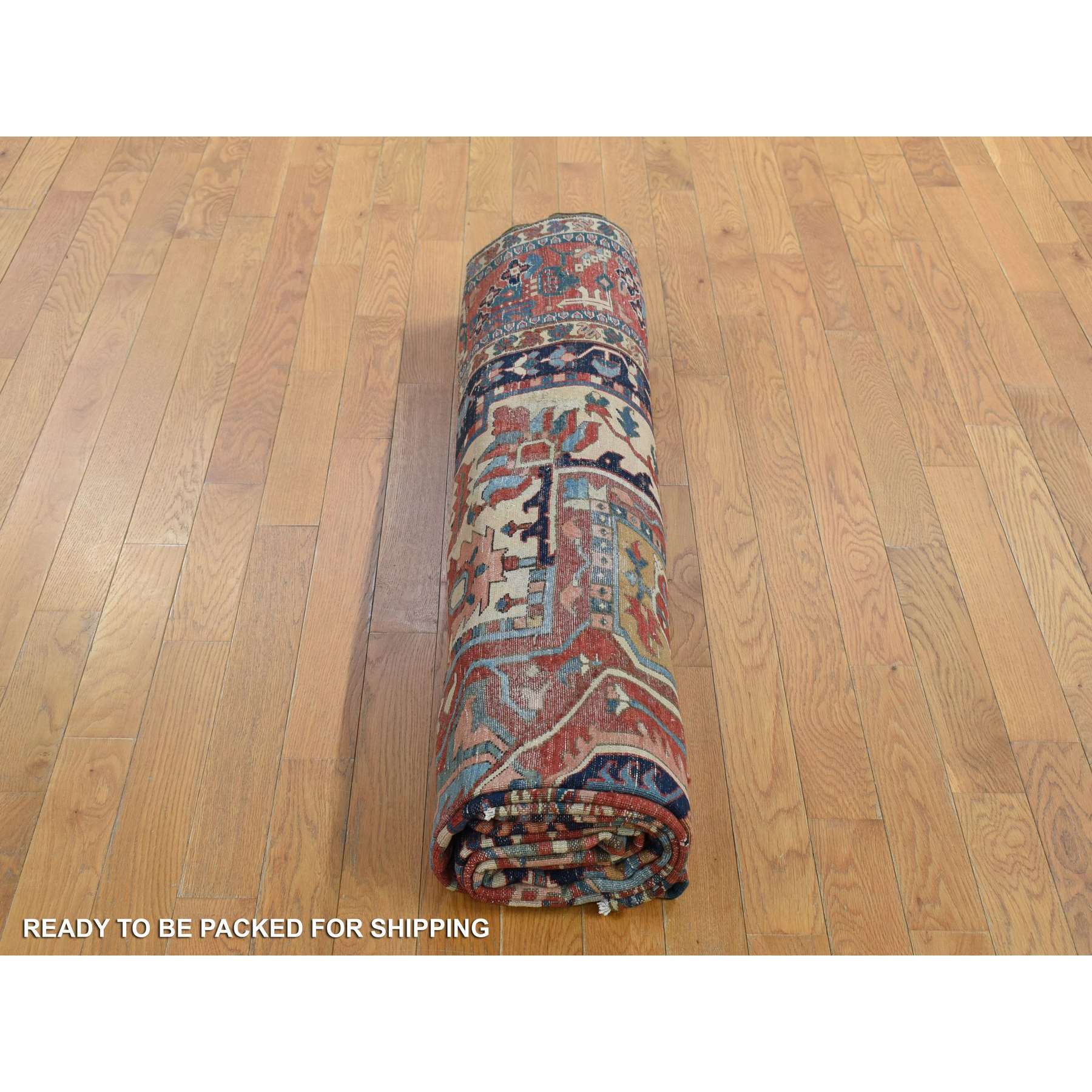 Heriz-Hand-Knotted-Rug-401525