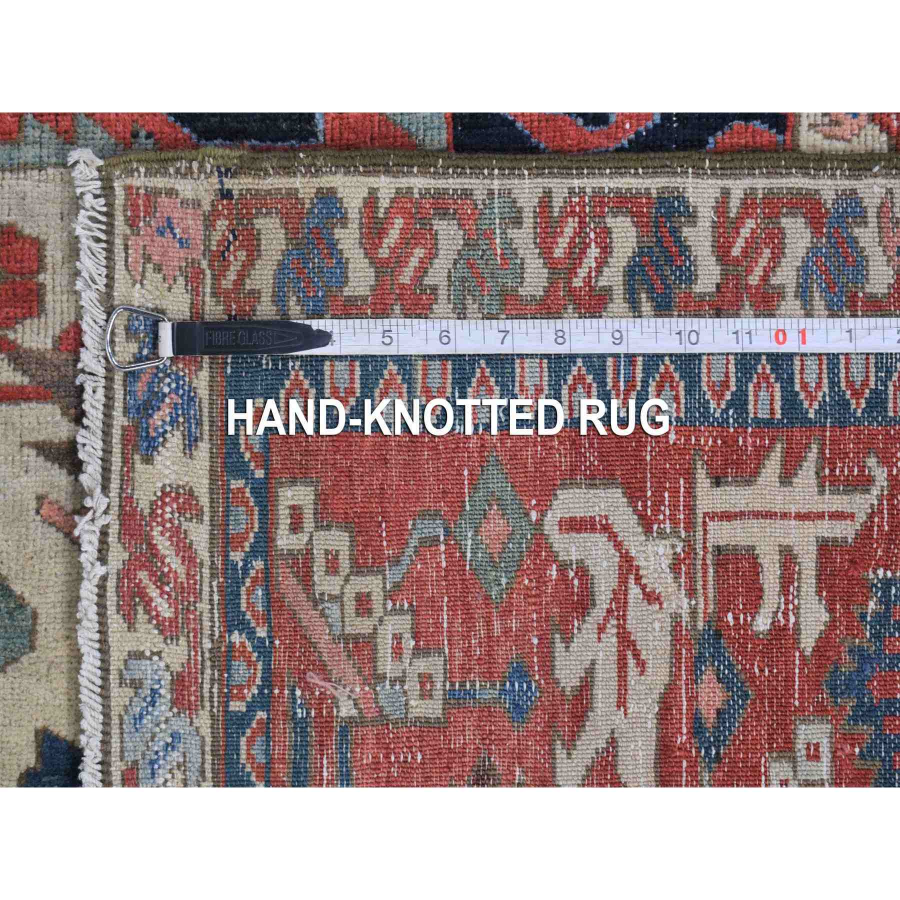Heriz-Hand-Knotted-Rug-401525