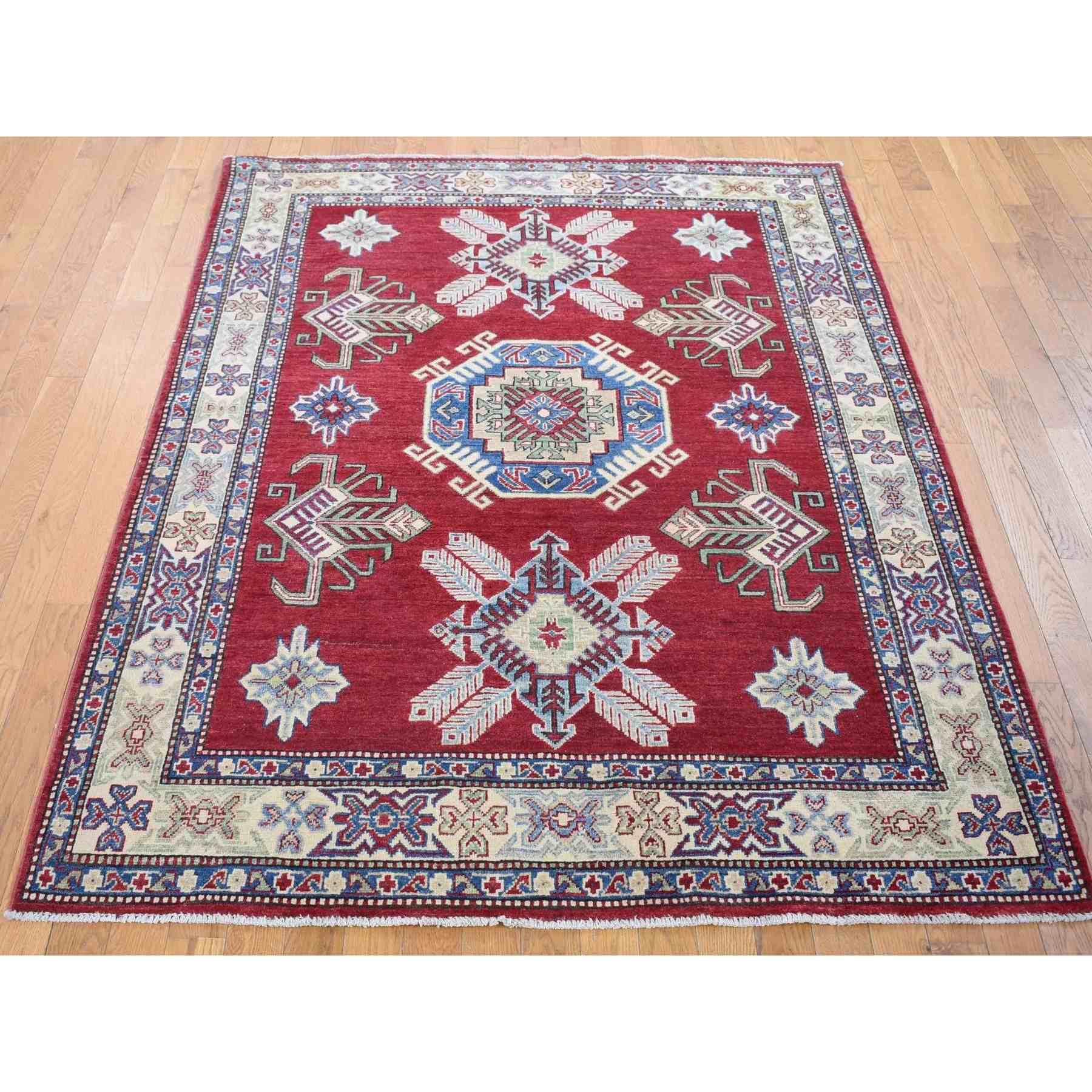 Kazak-Hand-Knotted-Rug-400415