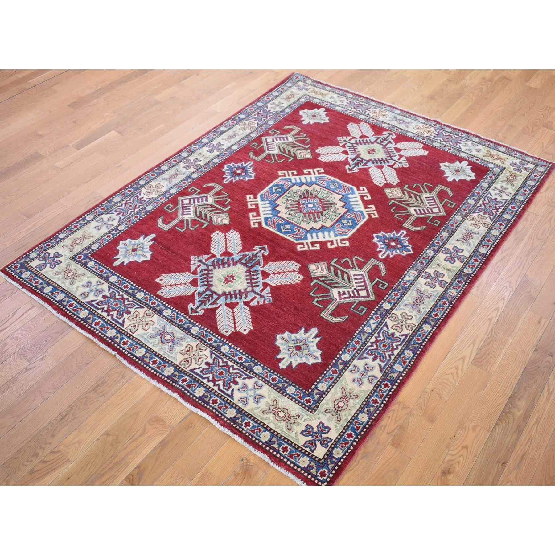 Kazak-Hand-Knotted-Rug-400415