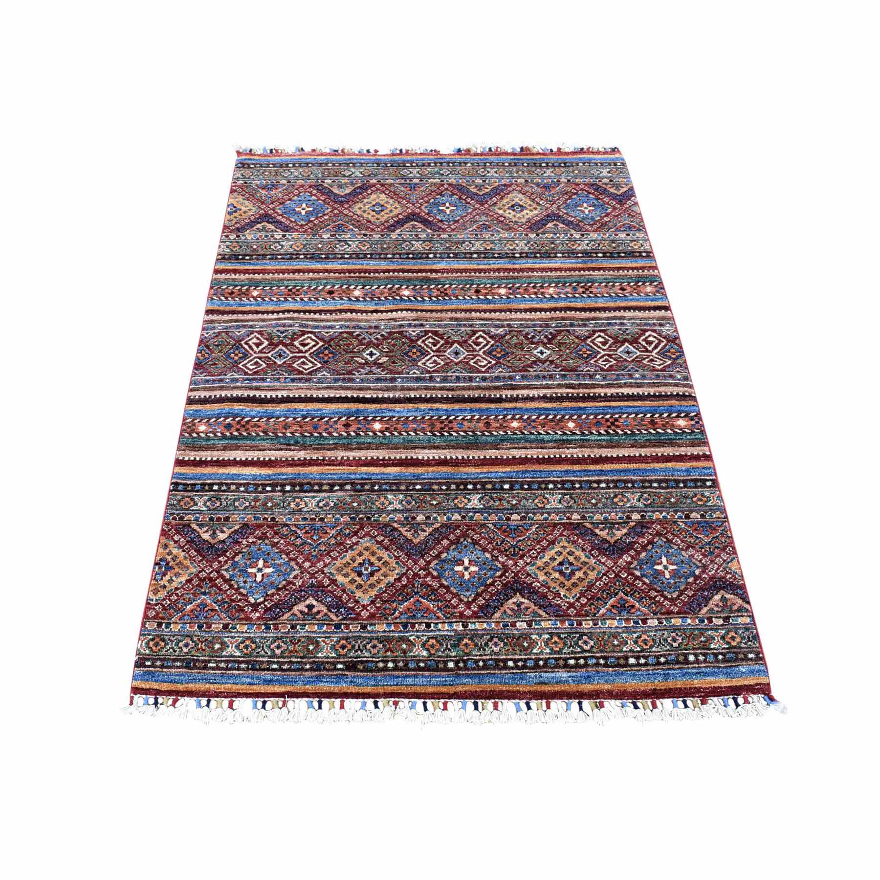 Kazak-Hand-Knotted-Rug-401060