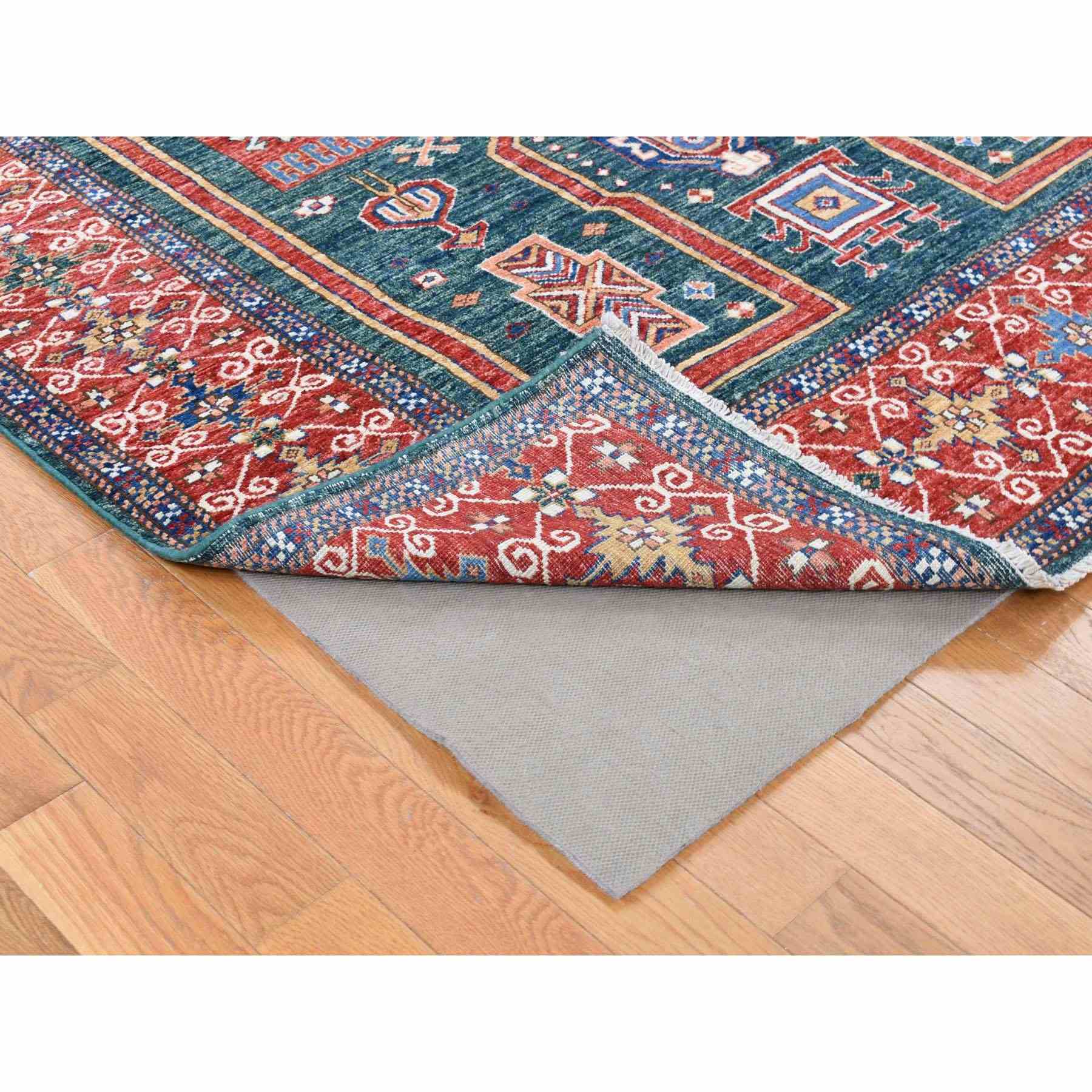 Kazak-Hand-Knotted-Rug-401595