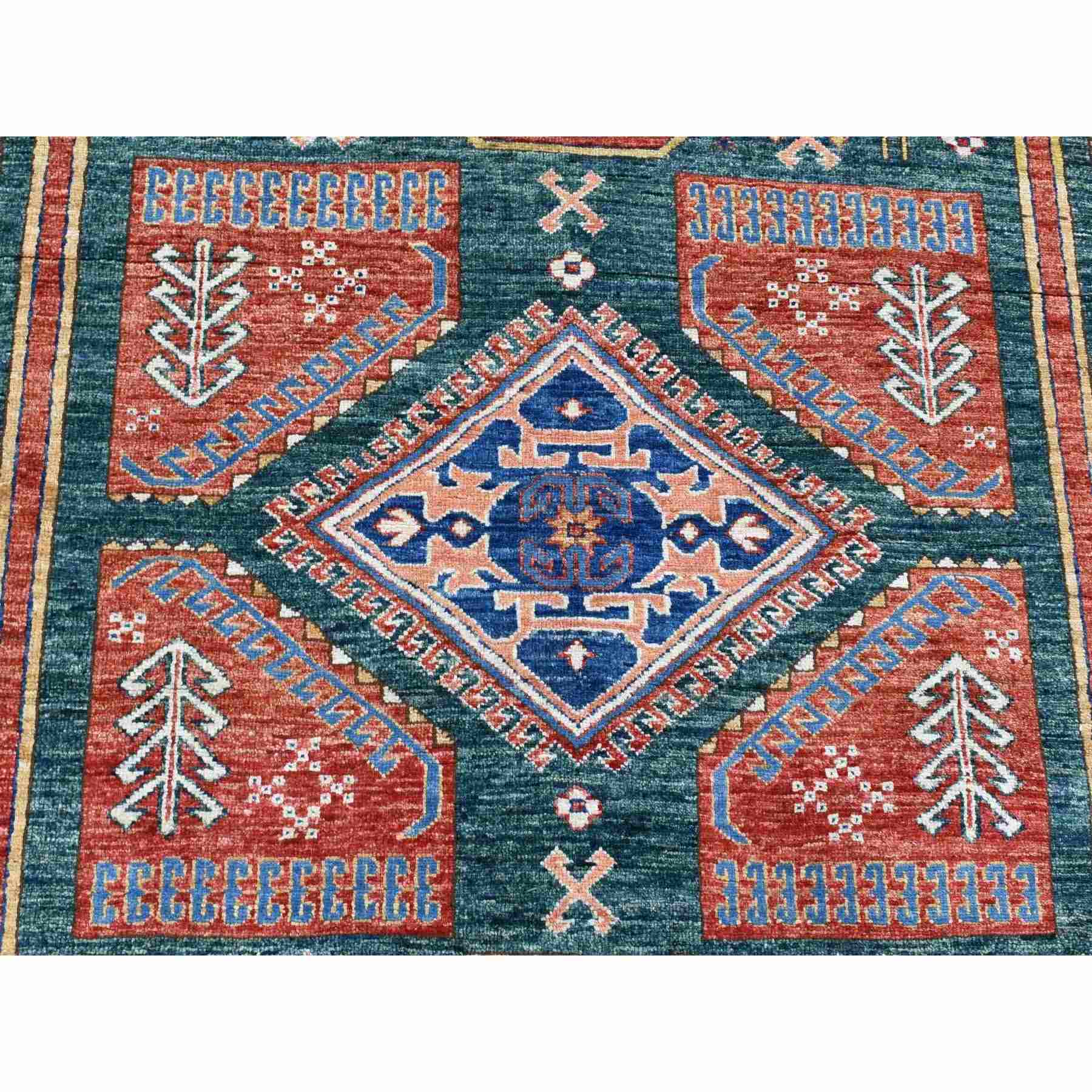Kazak-Hand-Knotted-Rug-401595