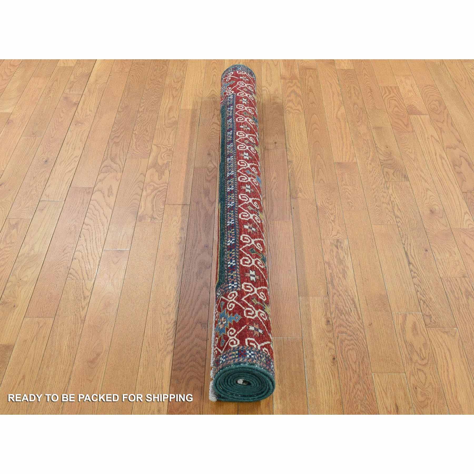 Kazak-Hand-Knotted-Rug-401595