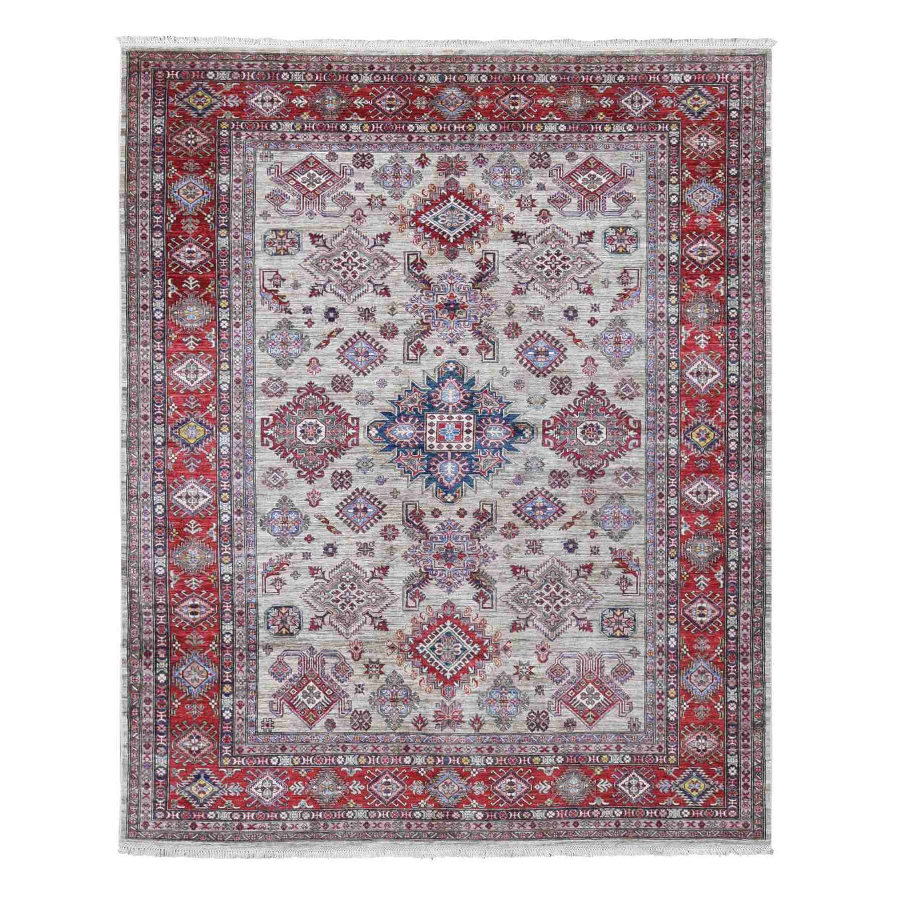 Kazak-Hand-Knotted-Rug-401615
