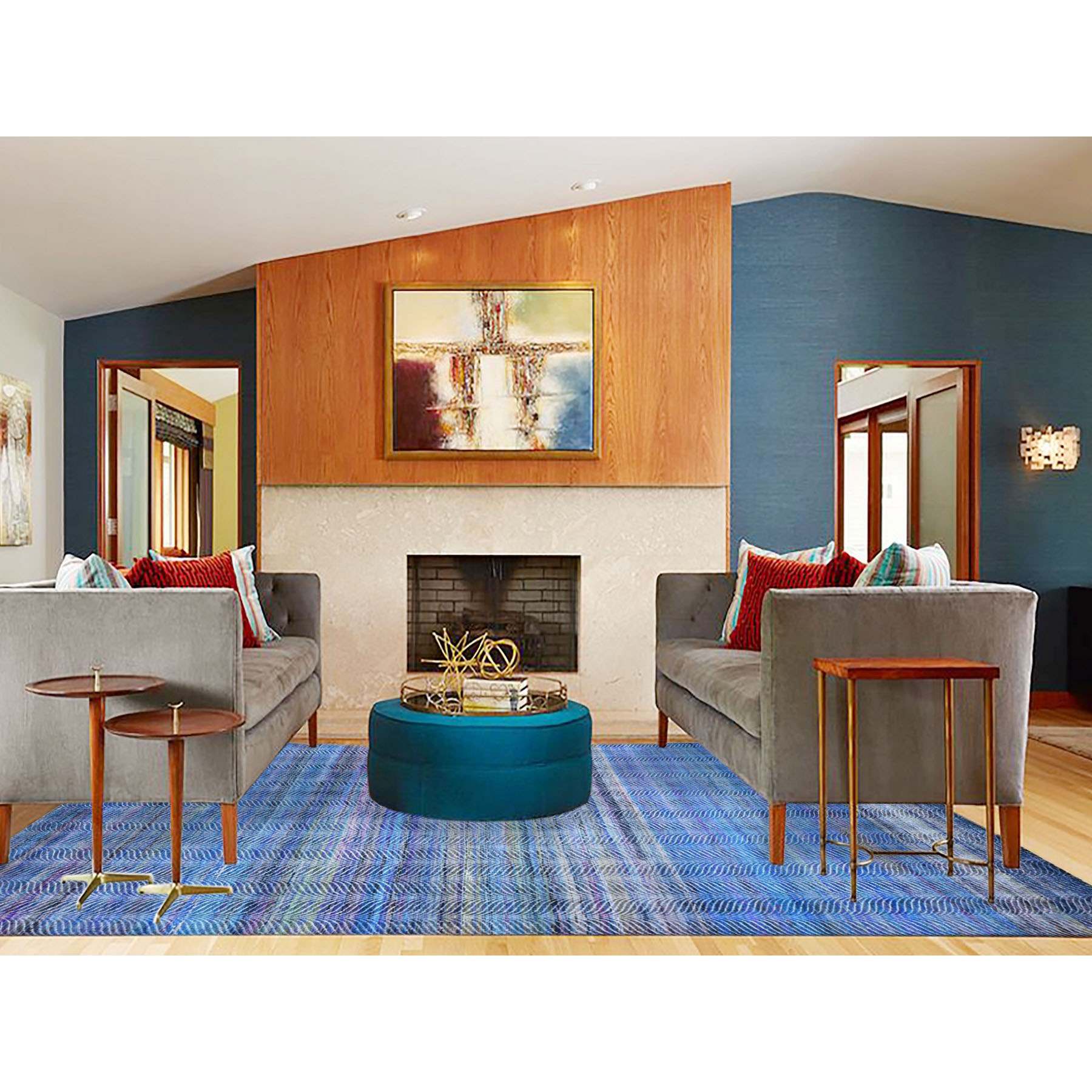 Modern-and-Contemporary-Hand-Knotted-Rug-402265