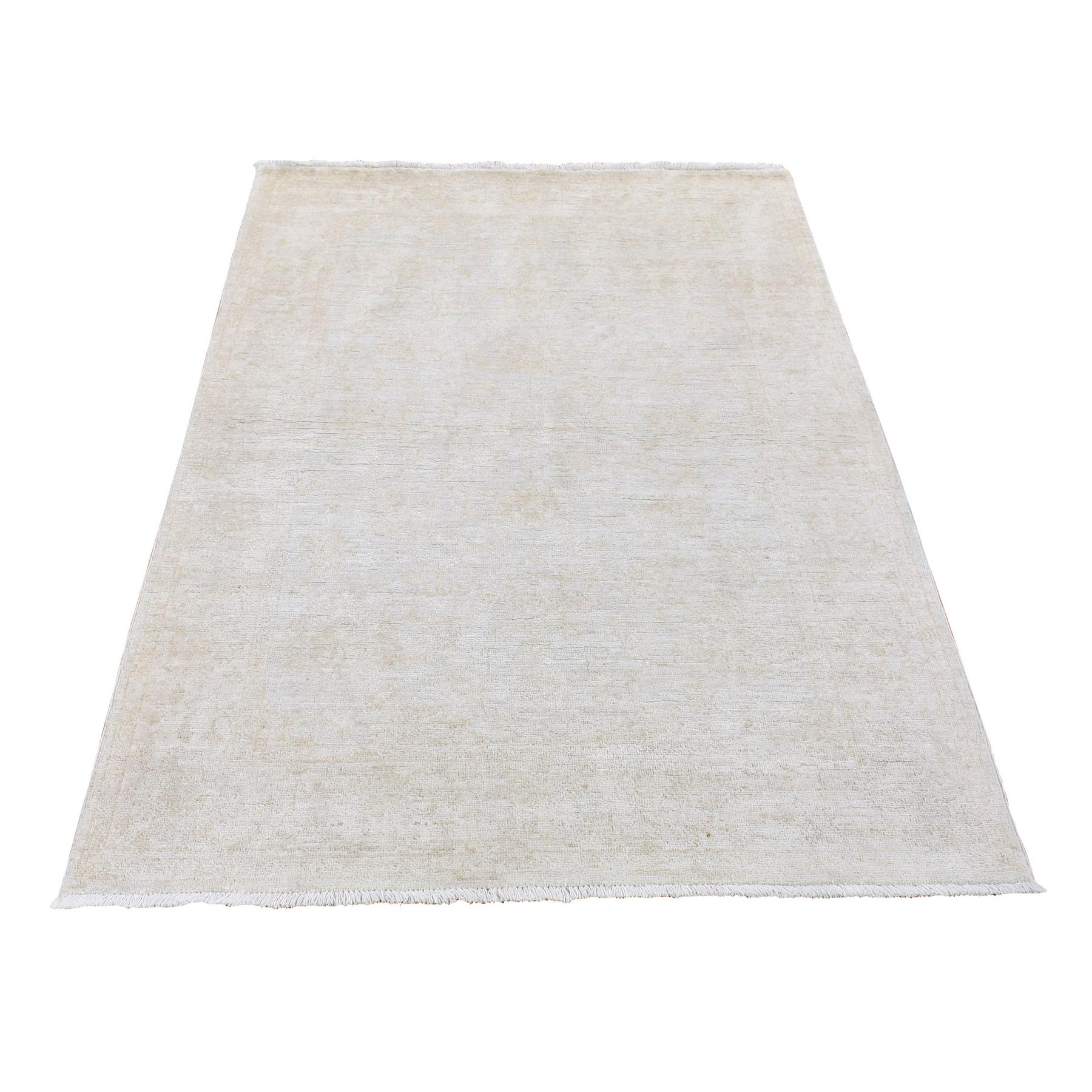 Oushak-And-Peshawar-Hand-Knotted-Rug-400780
