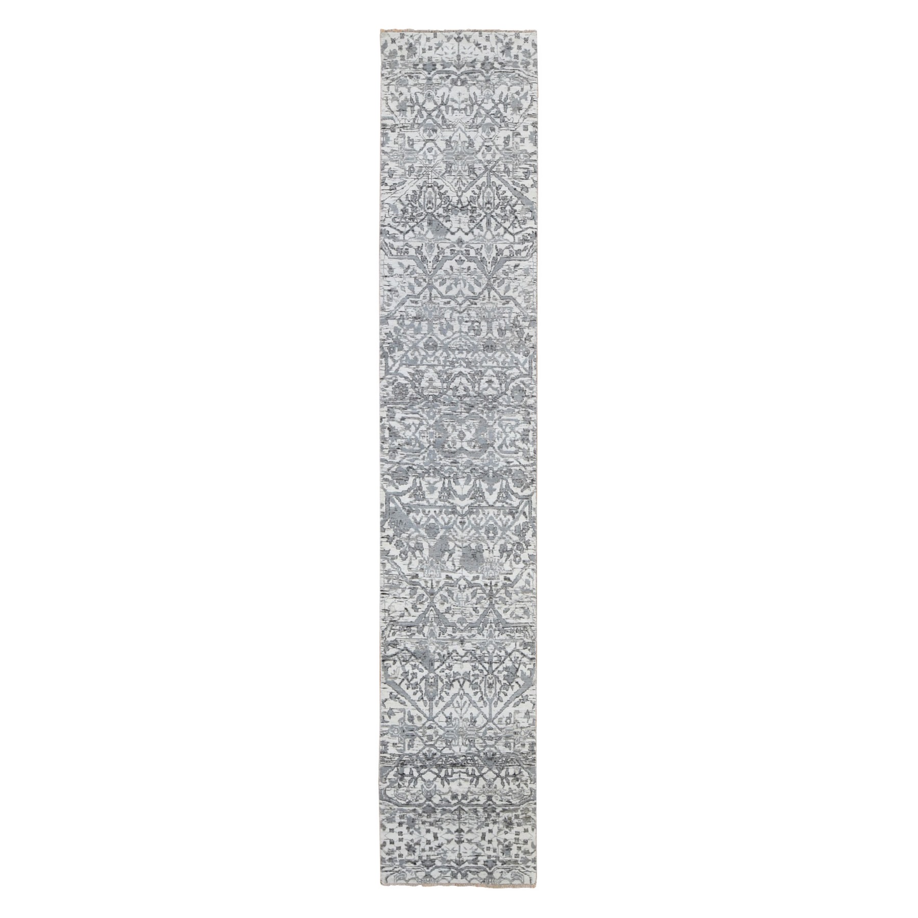 Oushak-And-Peshawar-Hand-Knotted-Rug-401200