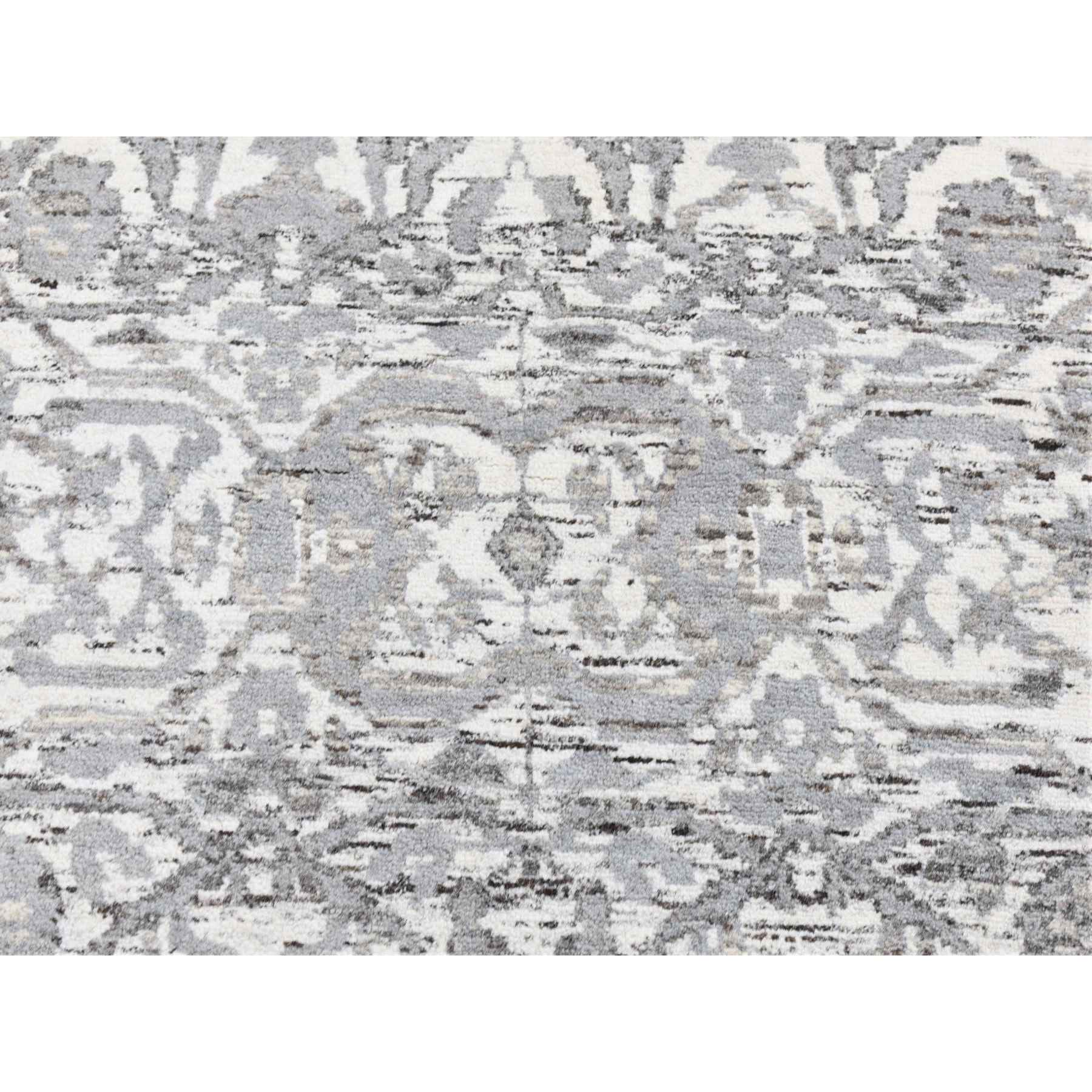 Oushak-And-Peshawar-Hand-Knotted-Rug-401200