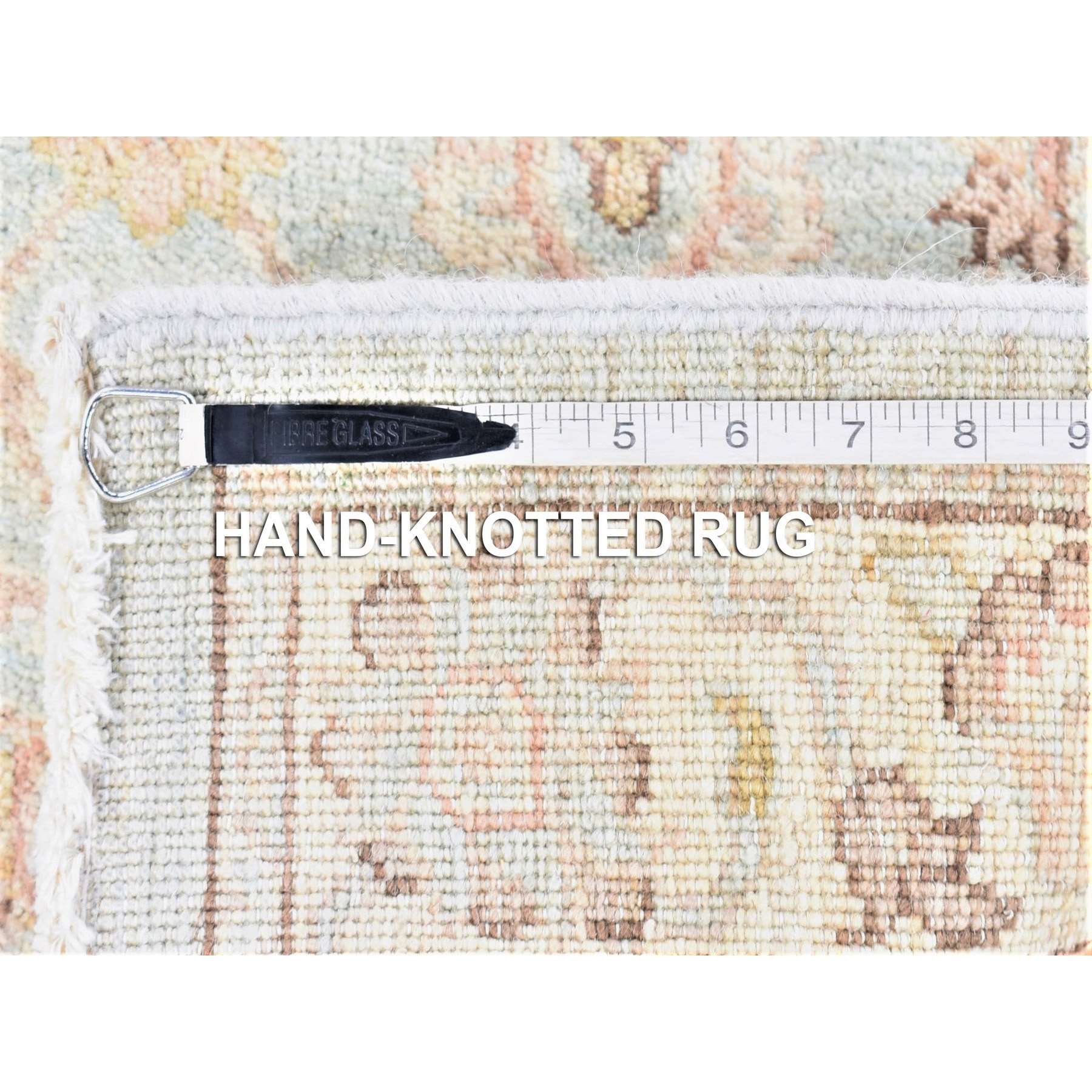 Oushak-And-Peshawar-Hand-Knotted-Rug-401270