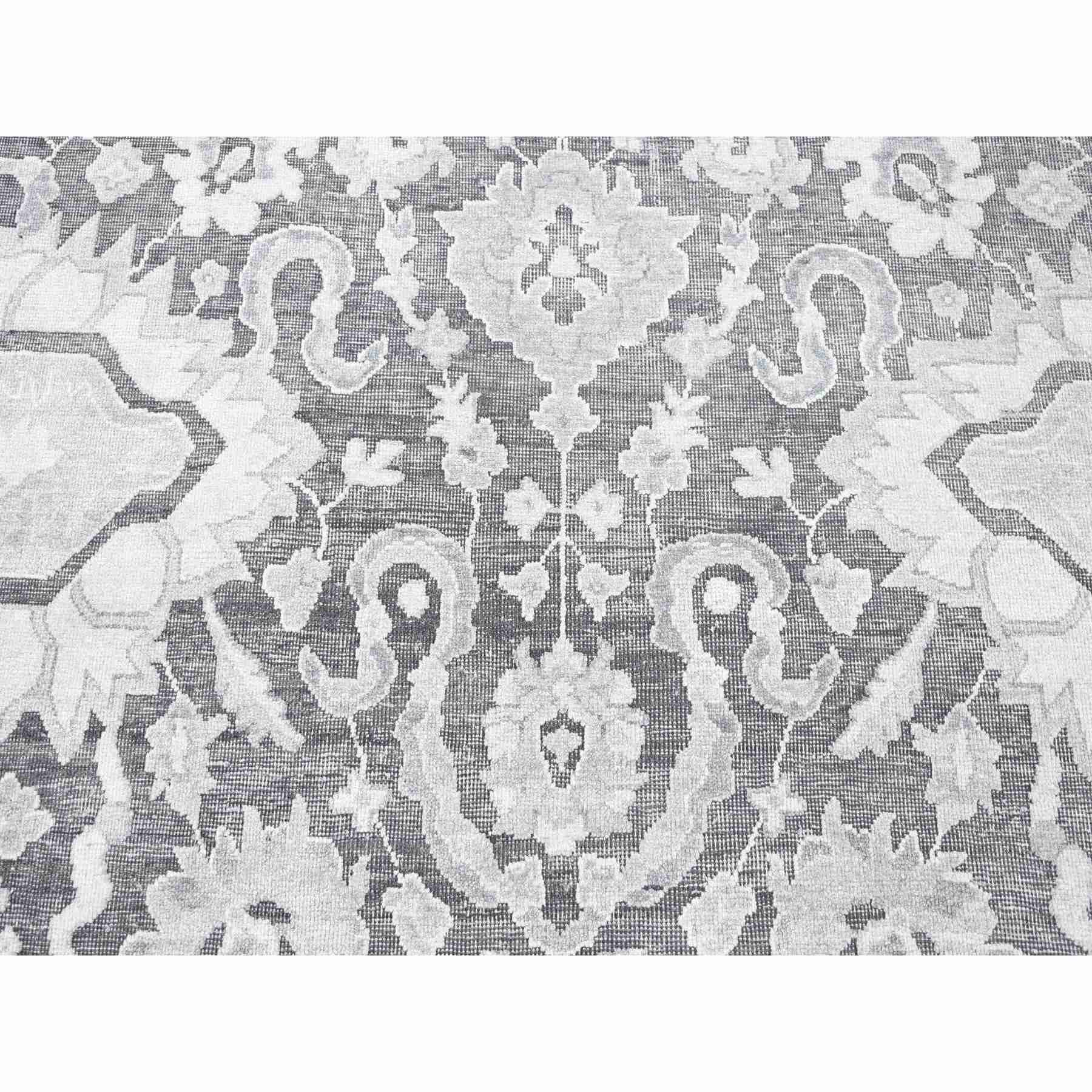 Oushak-And-Peshawar-Hand-Knotted-Rug-401960