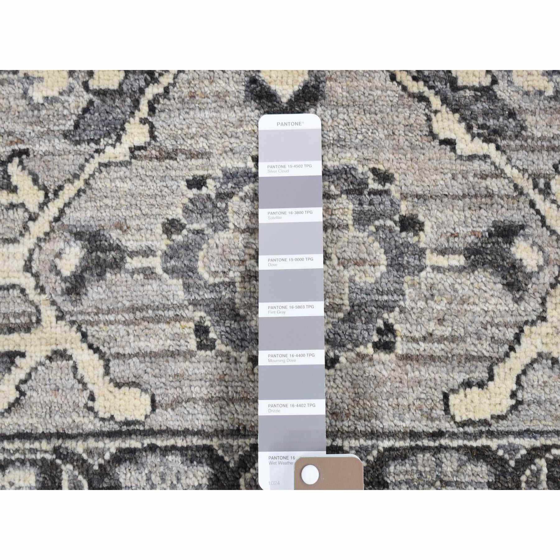Oushak-And-Peshawar-Hand-Knotted-Rug-402260