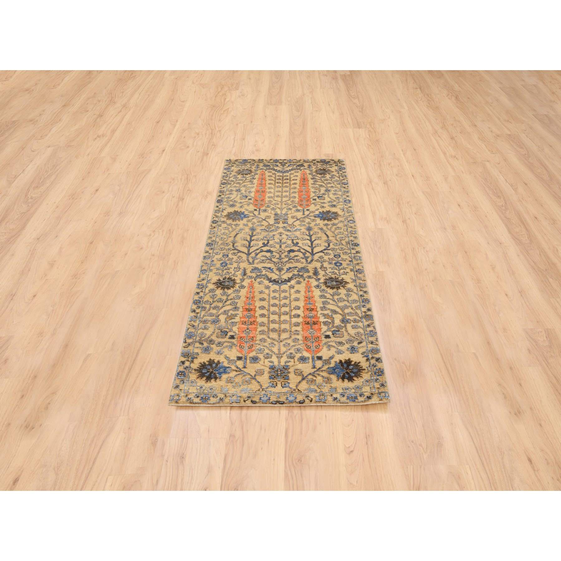 Transitional-Hand-Knotted-Rug-400120