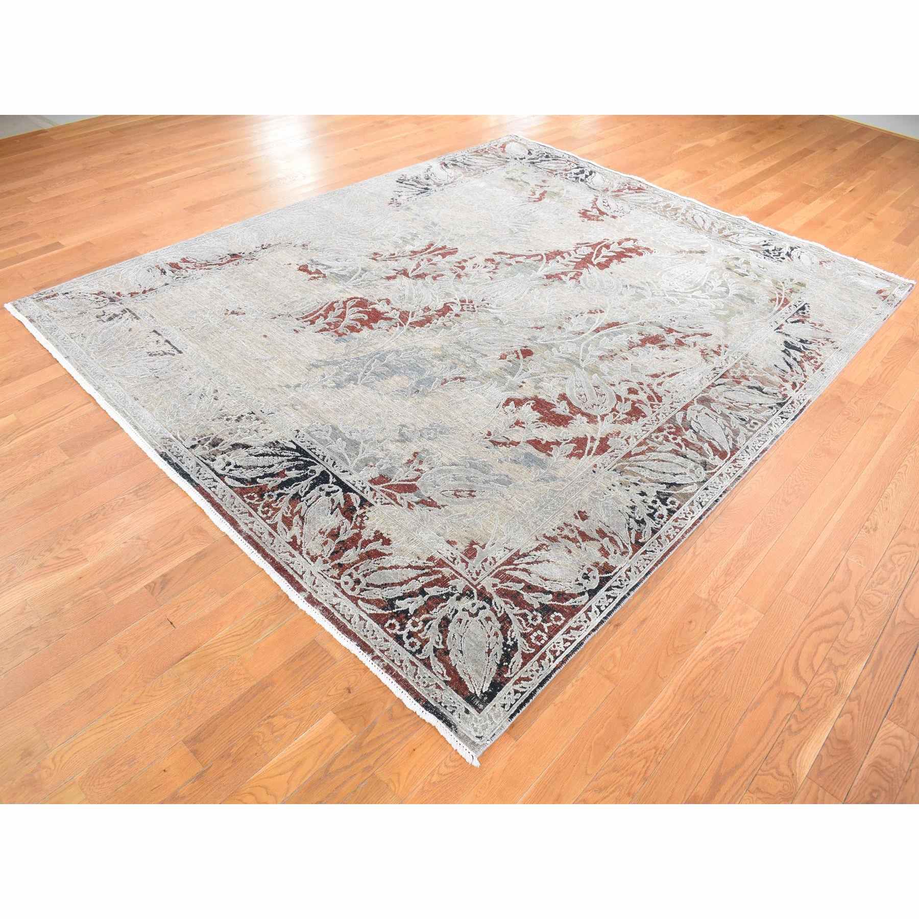 Transitional-Hand-Knotted-Rug-401970