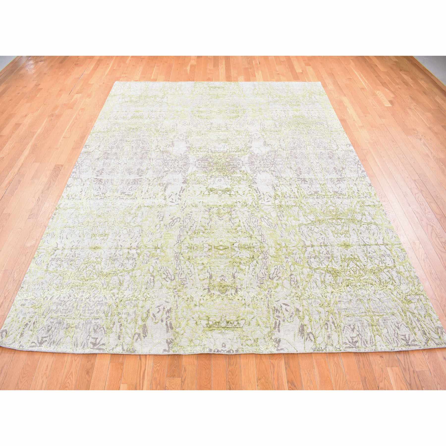 Transitional-Hand-Knotted-Rug-402270