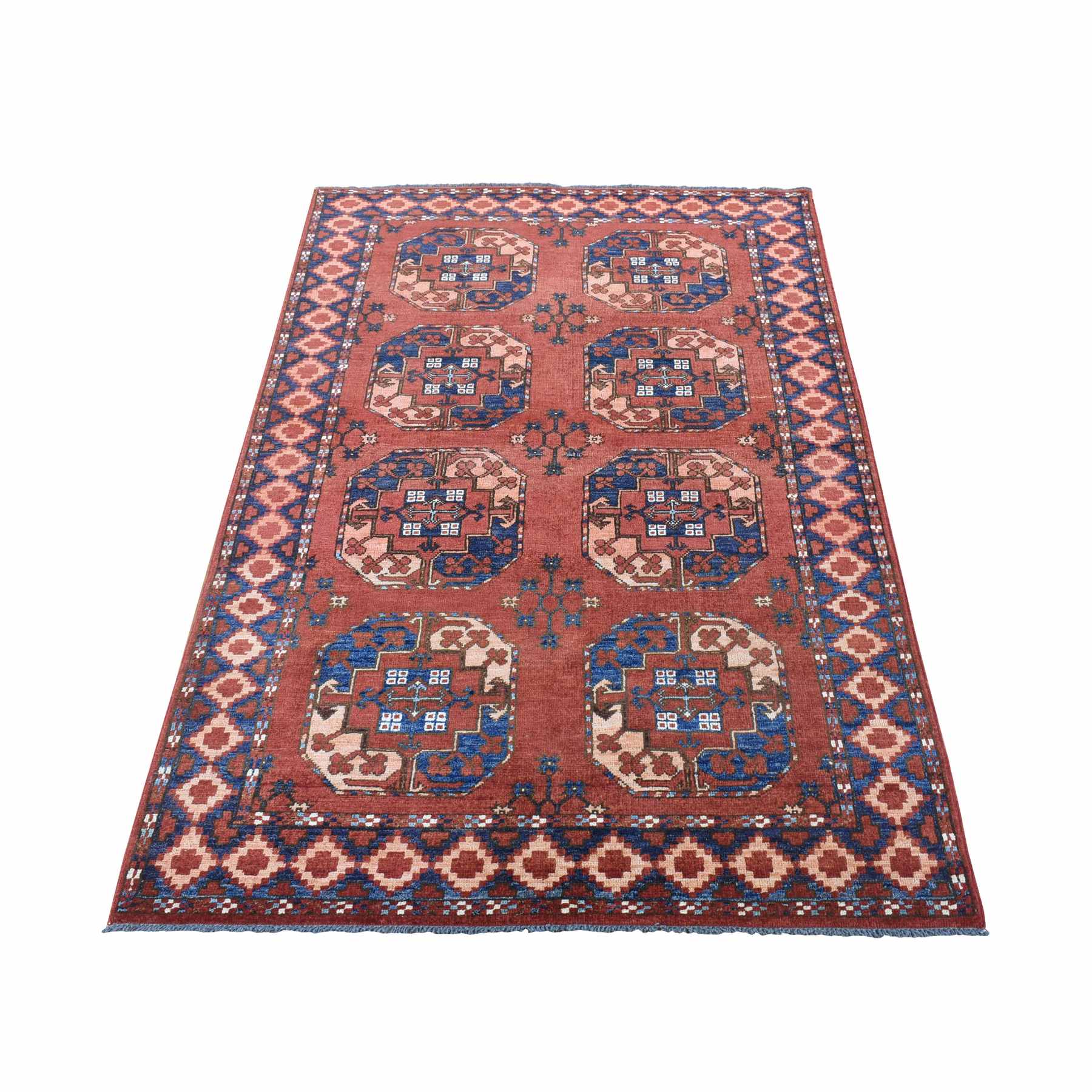 Tribal-Geometric-Hand-Knotted-Rug-400225