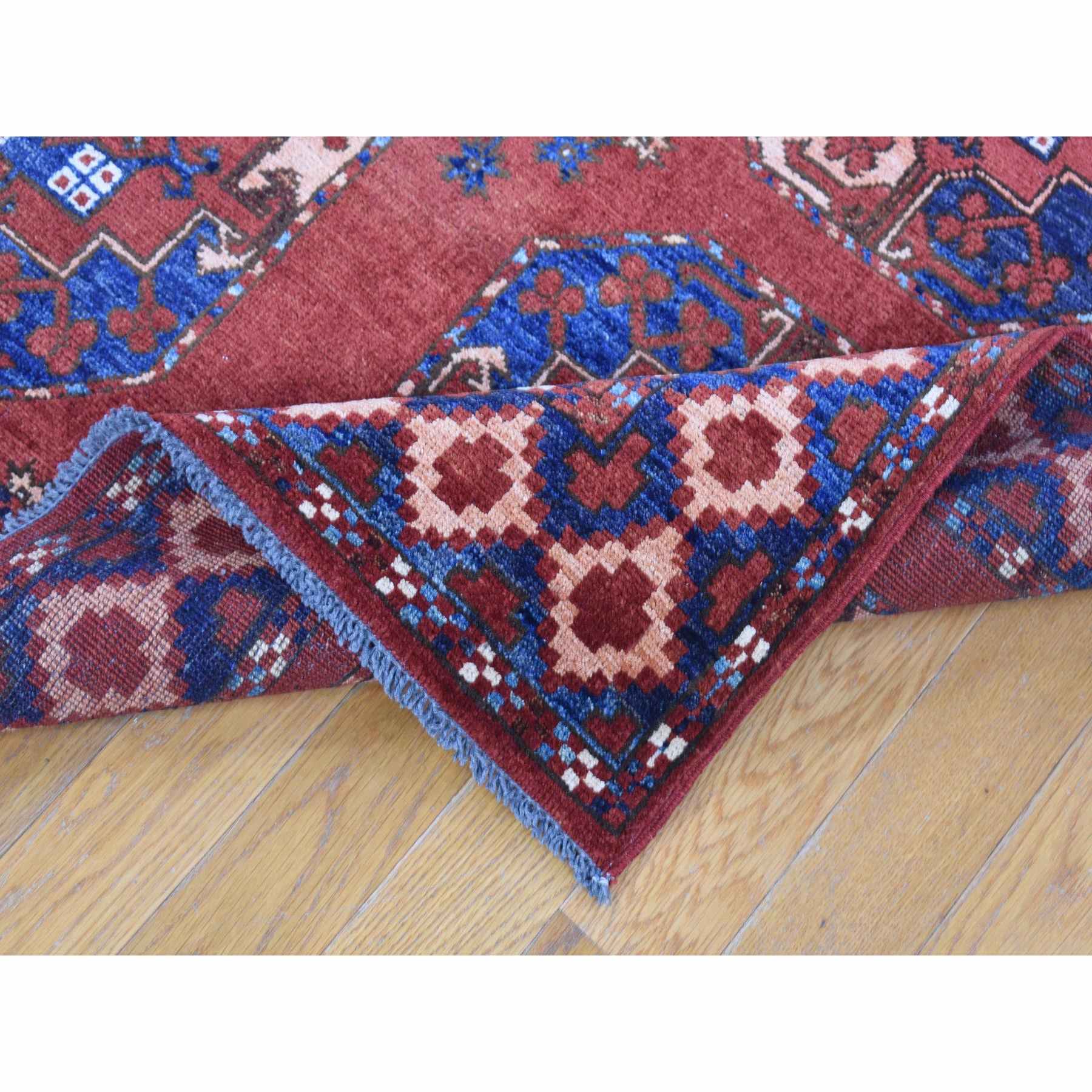 Tribal-Geometric-Hand-Knotted-Rug-400225