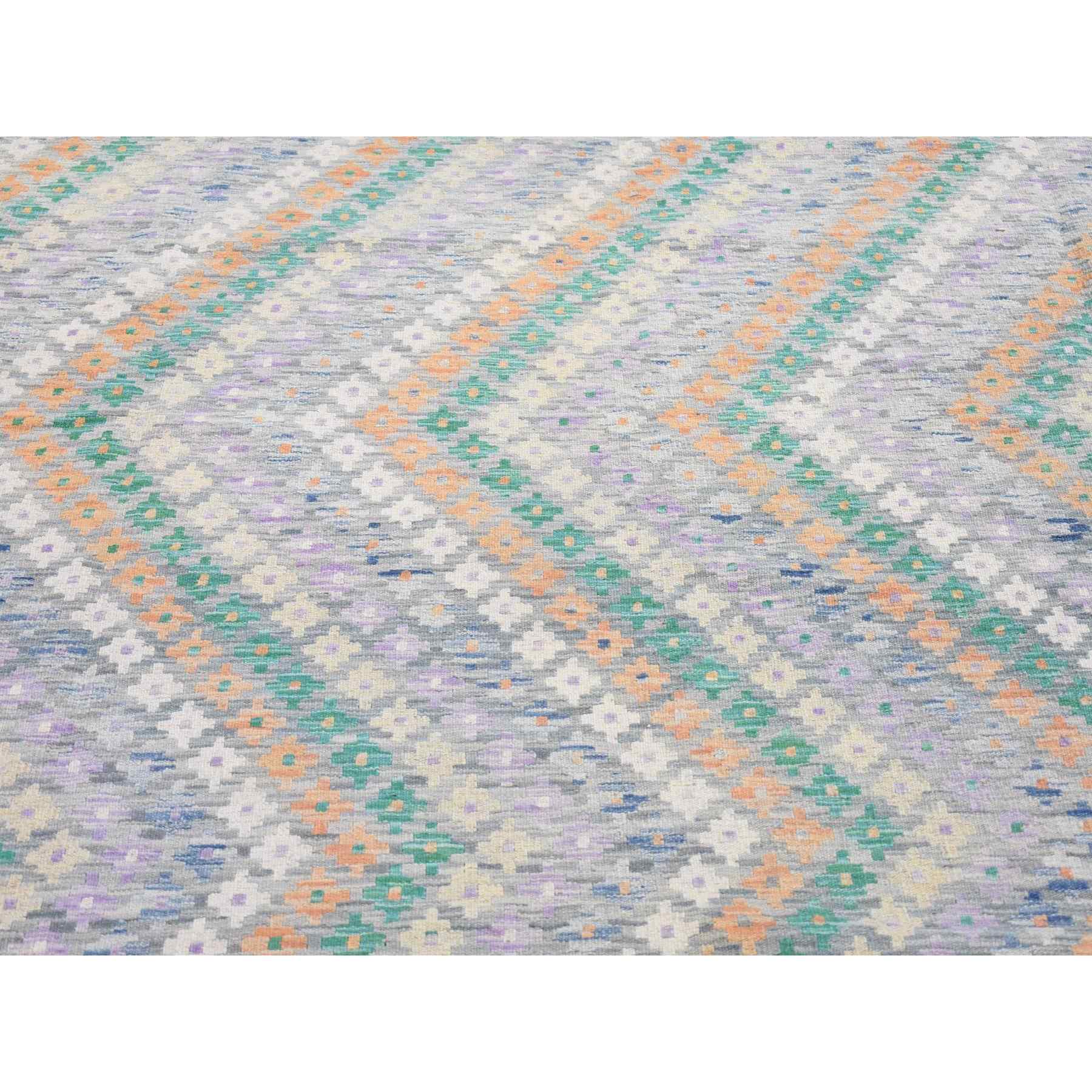 Tribal-Geometric-Hand-Knotted-Rug-400435