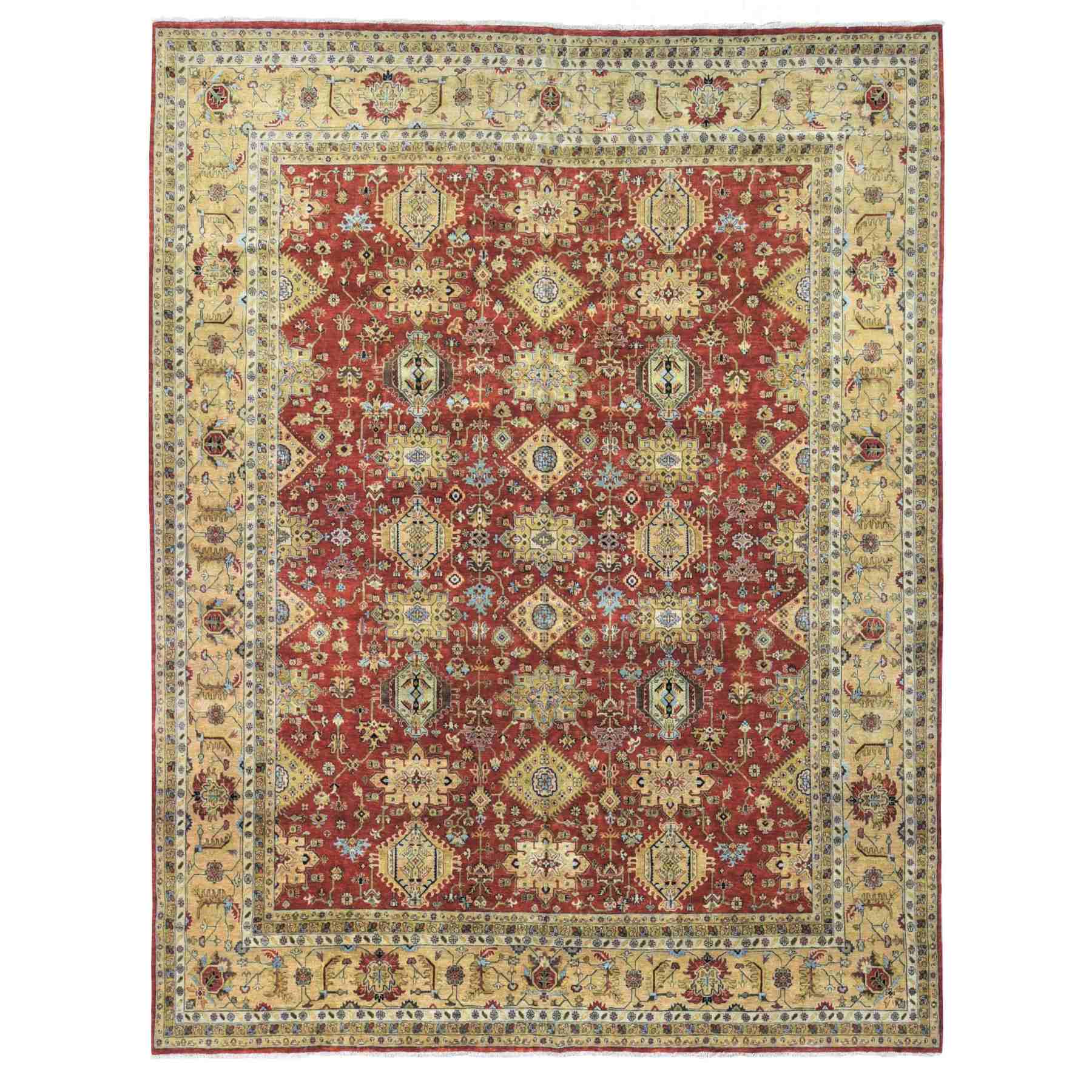 Heriz-Hand-Knotted-Rug-401110