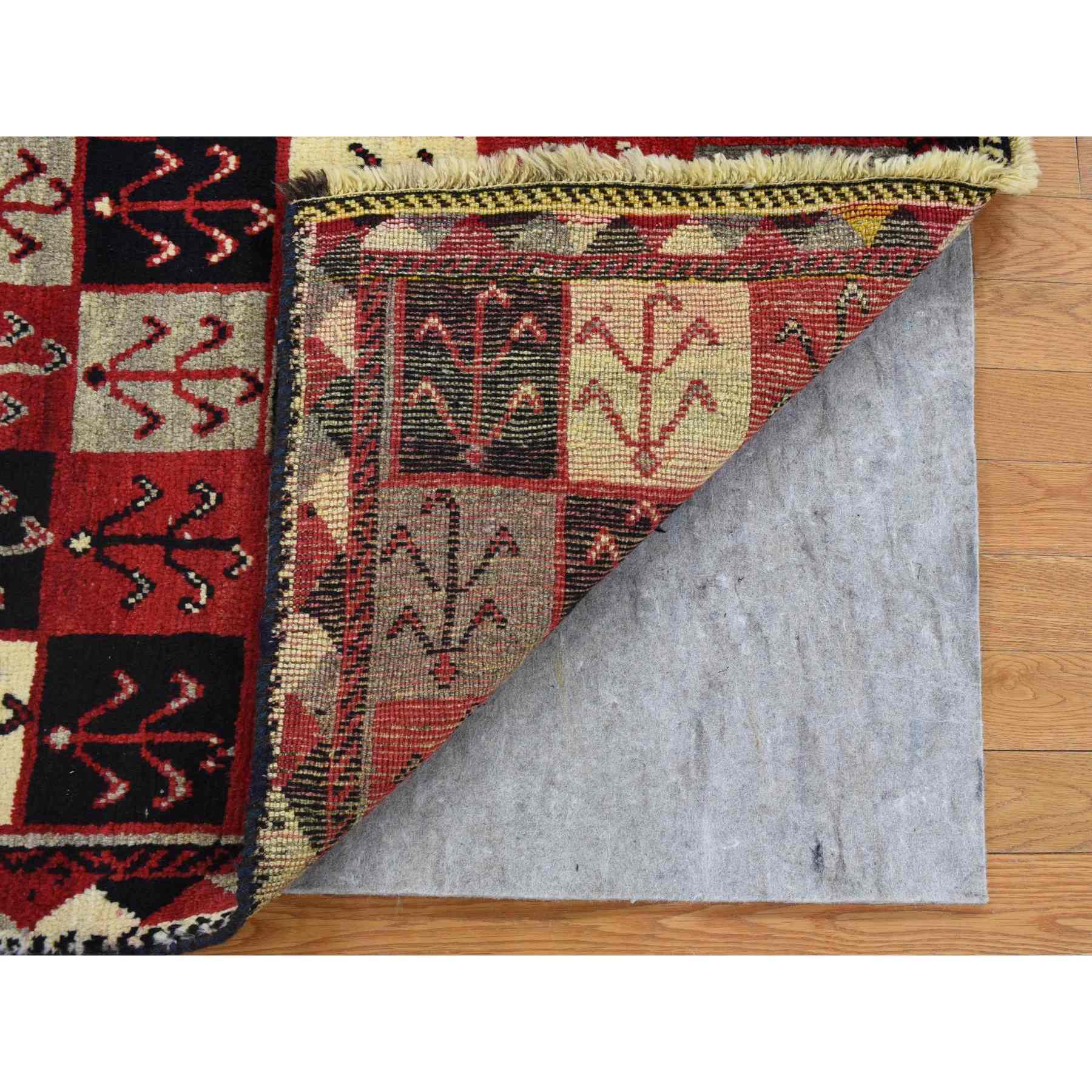 Tribal-Geometric-Hand-Knotted-Rug-401400