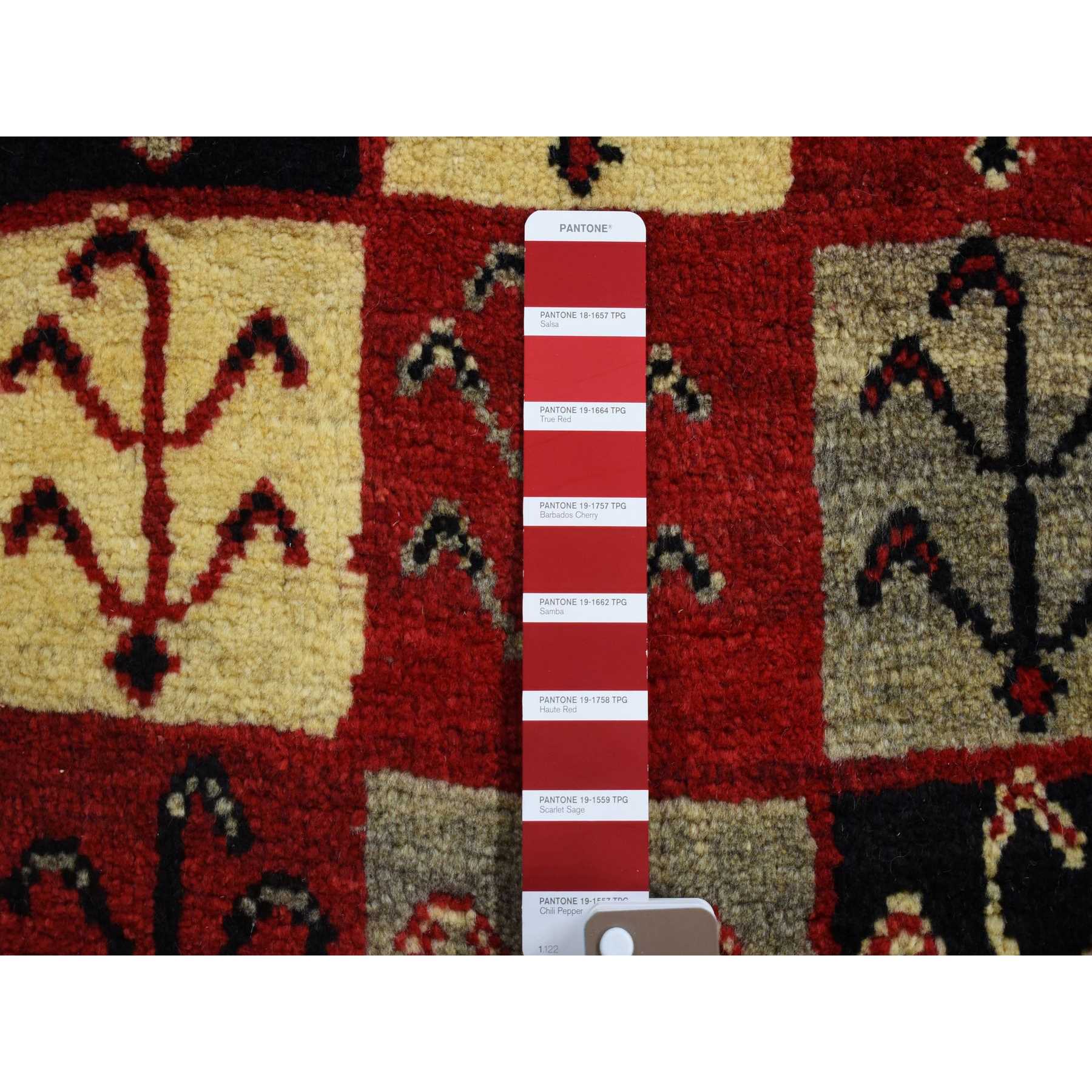 Tribal-Geometric-Hand-Knotted-Rug-401400