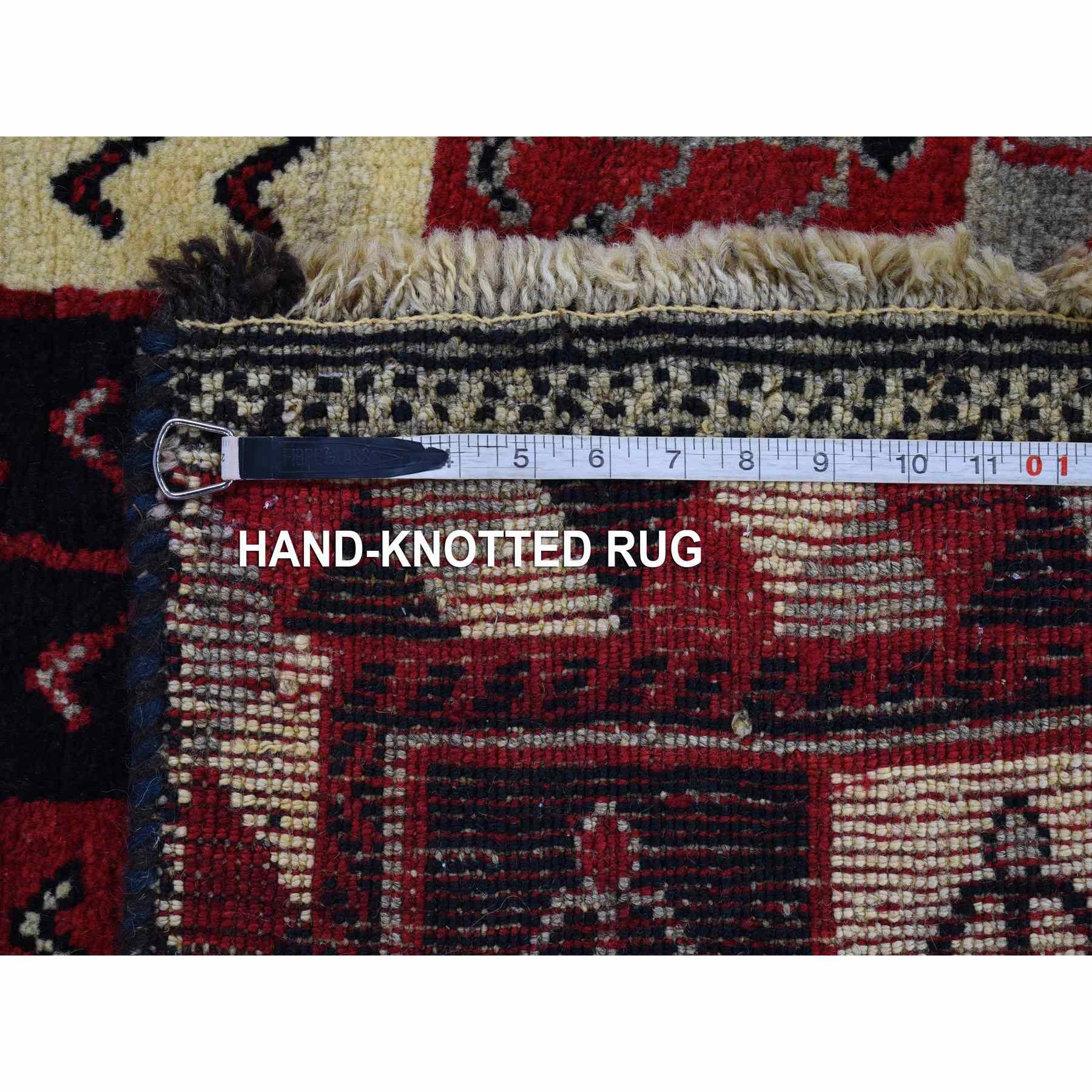 Tribal-Geometric-Hand-Knotted-Rug-401400