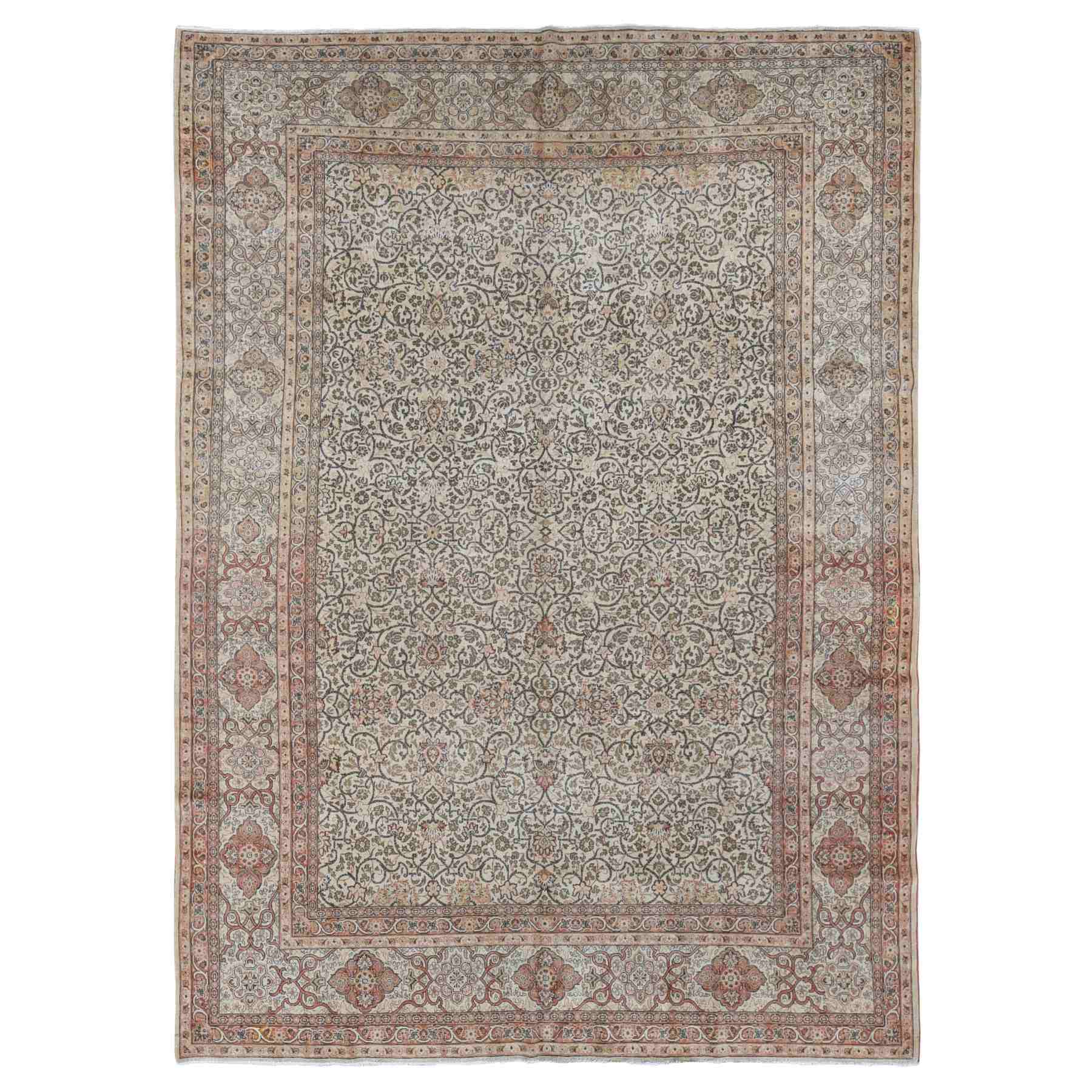 Antique-Hand-Knotted-Rug-402945