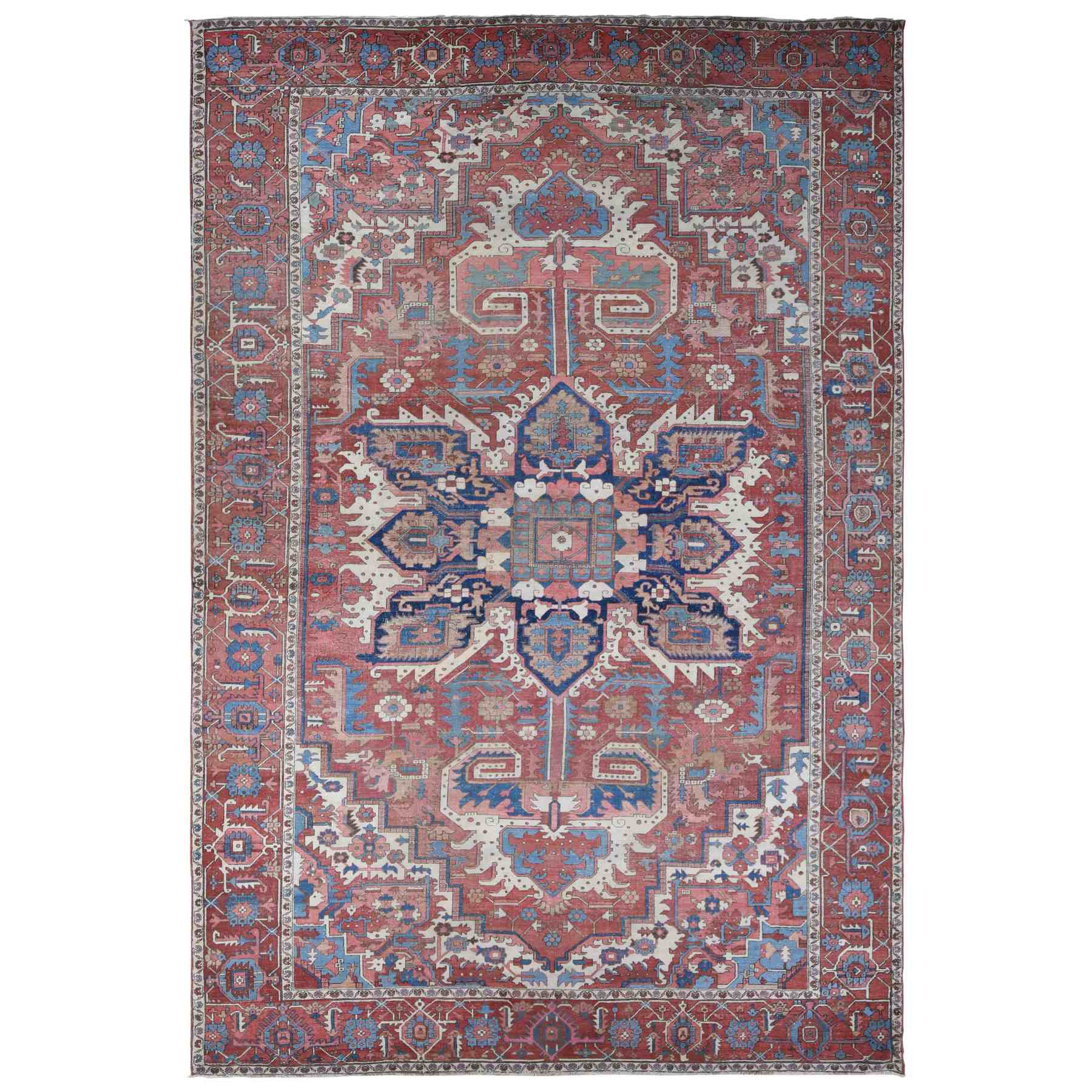 Antique-Hand-Knotted-Rug-403490
