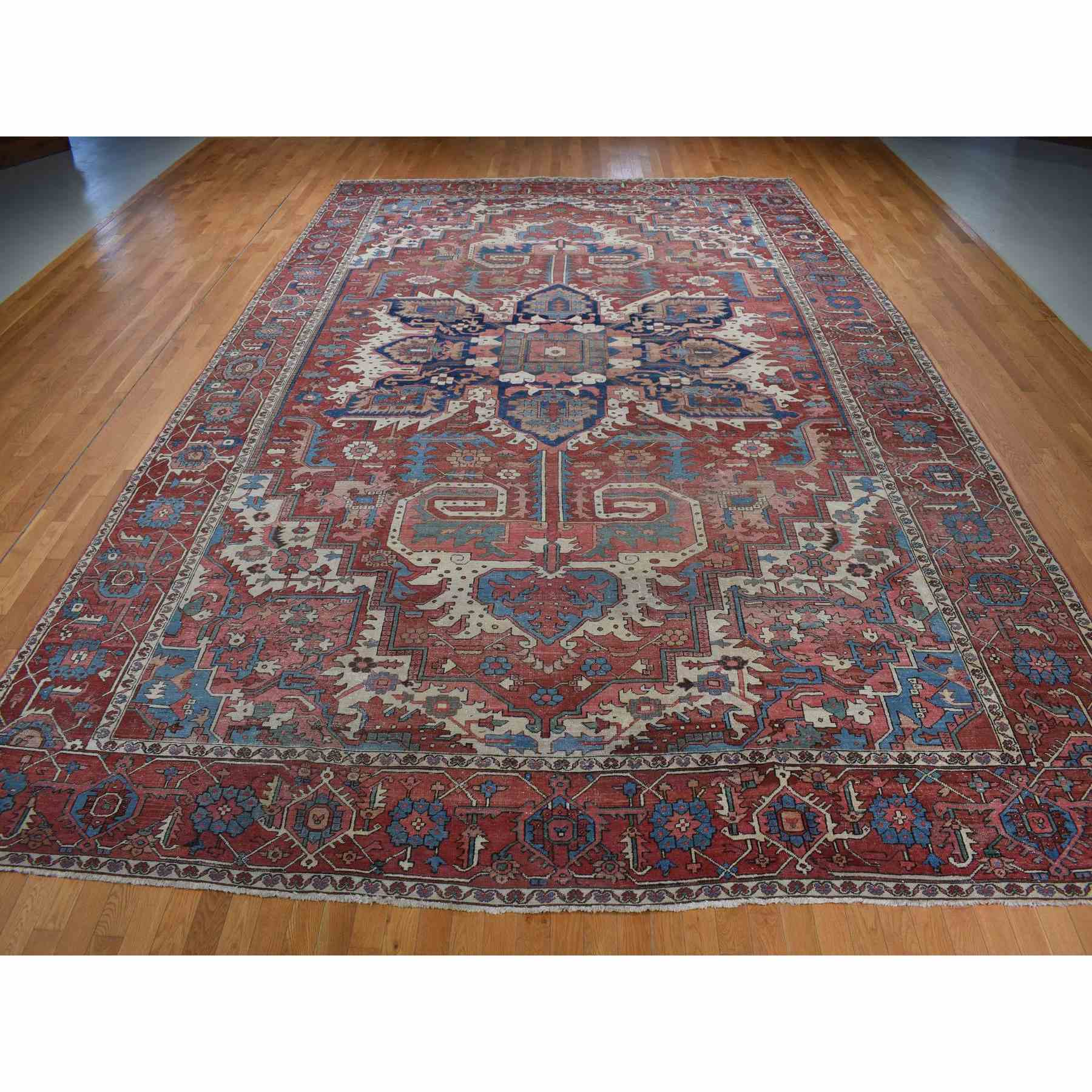Antique-Hand-Knotted-Rug-403490