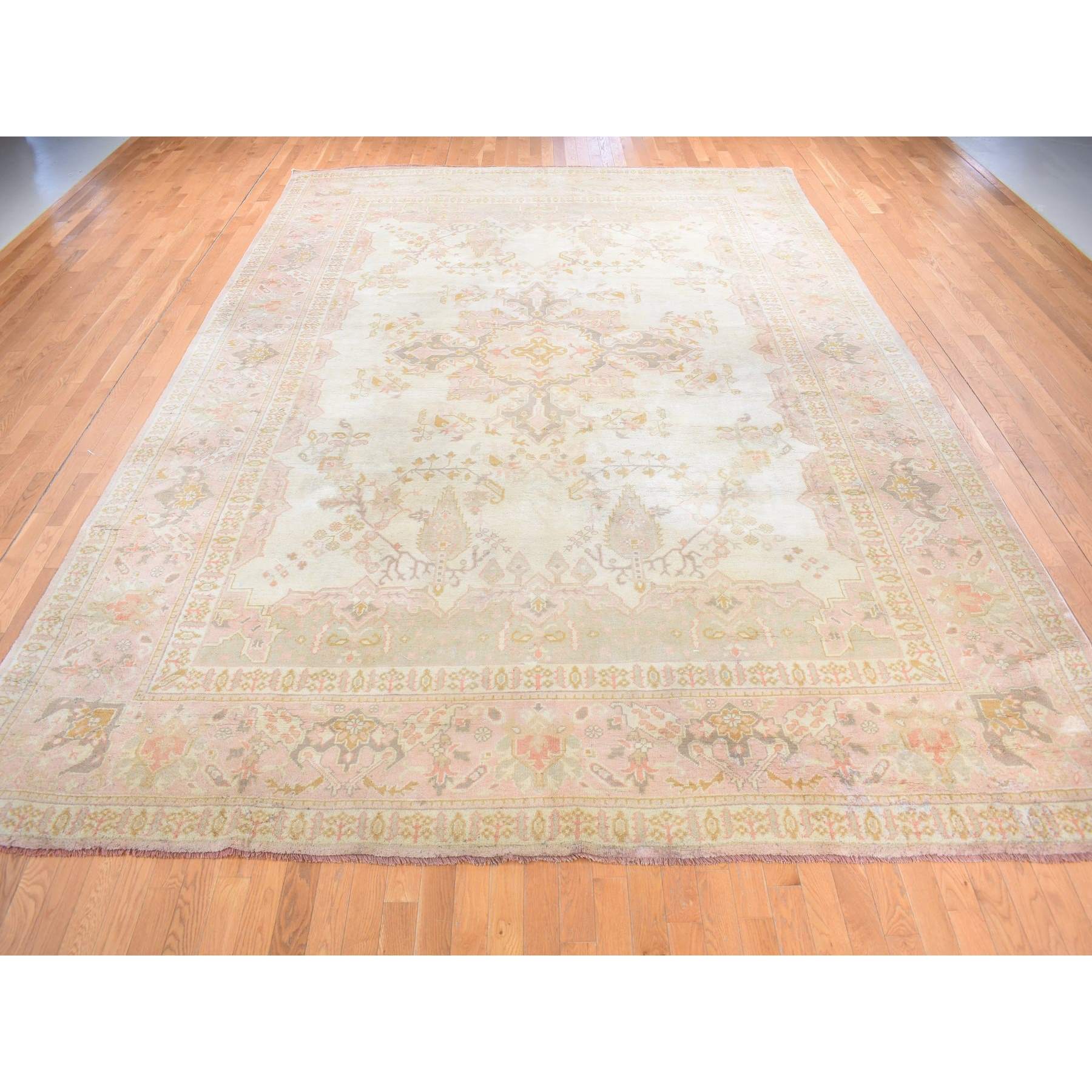 Antique-Hand-Knotted-Rug-403500