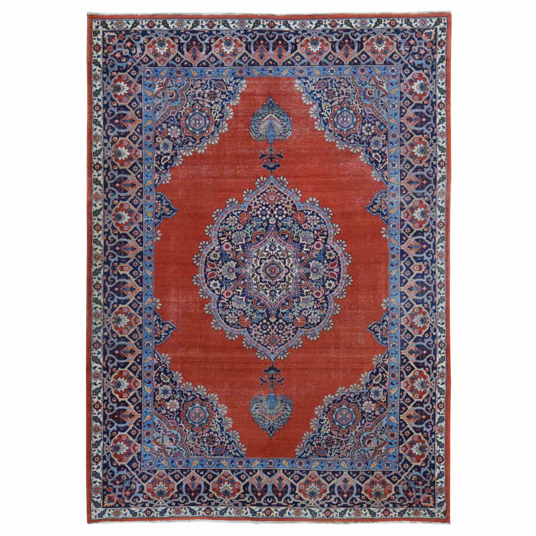 Antique-Hand-Knotted-Rug-403555
