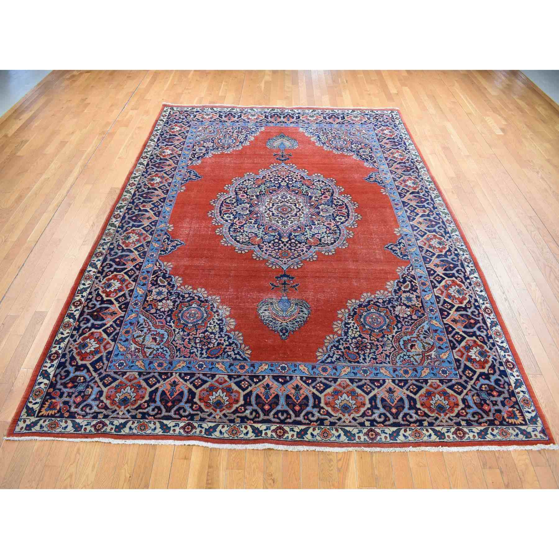 Antique-Hand-Knotted-Rug-403555