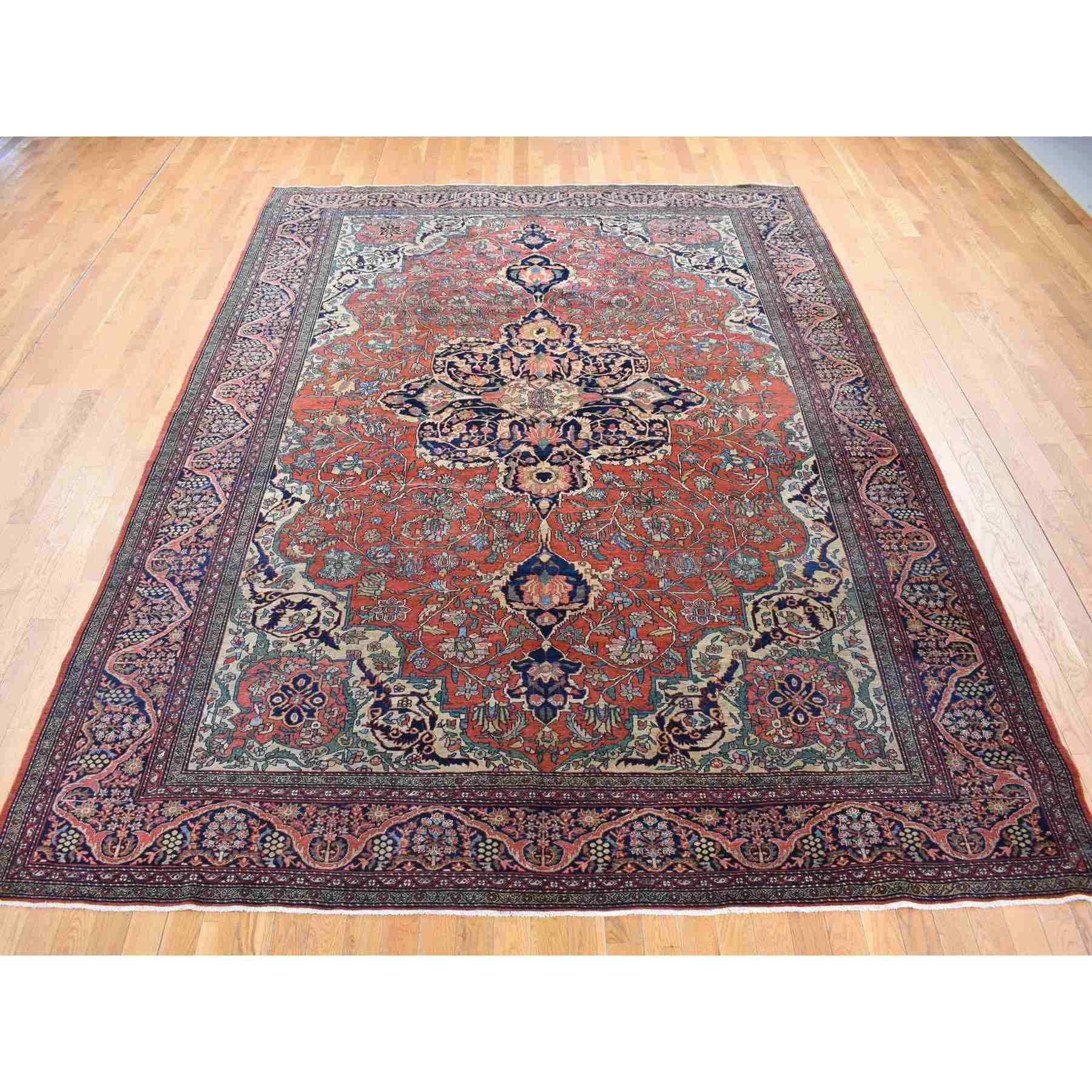 Antique-Hand-Knotted-Rug-403610