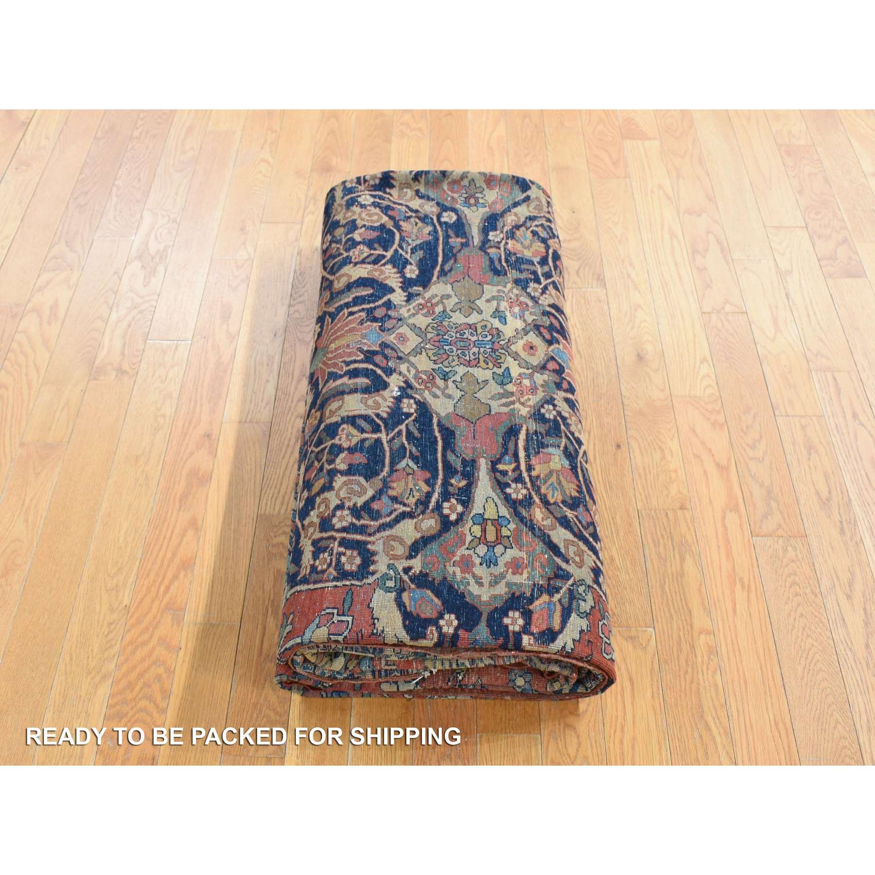 Antique-Hand-Knotted-Rug-403610
