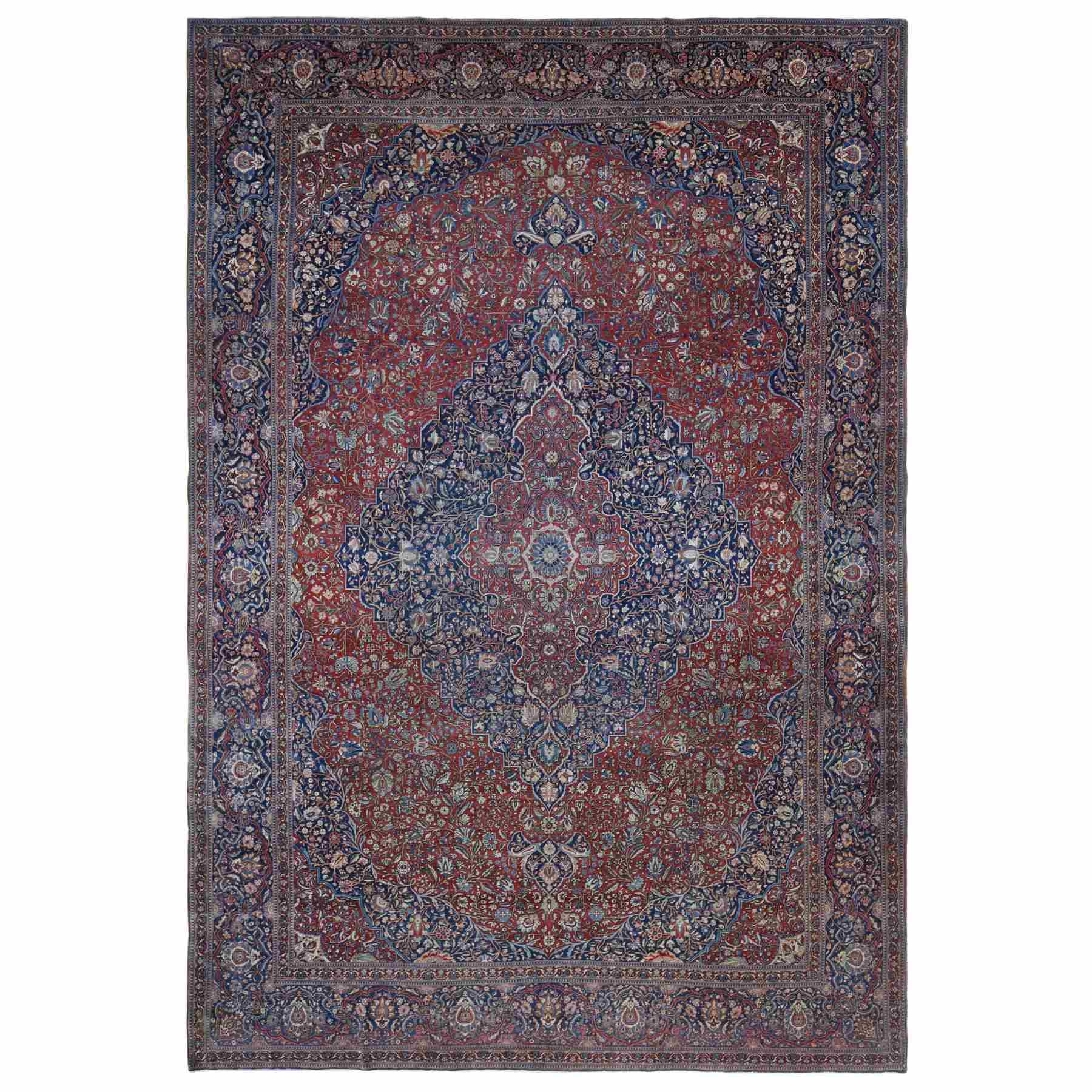 Antique-Hand-Knotted-Rug-403895