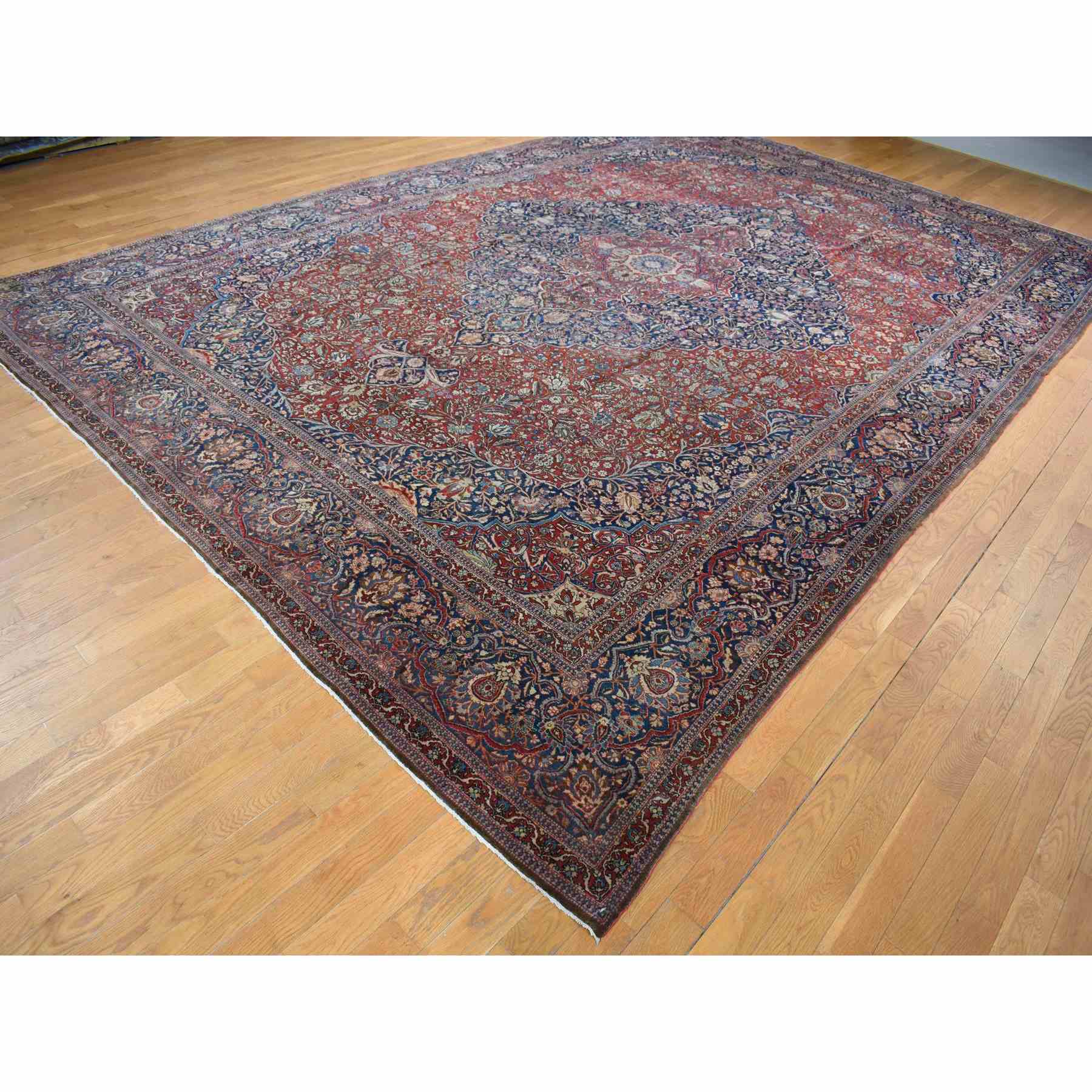 Antique-Hand-Knotted-Rug-403895
