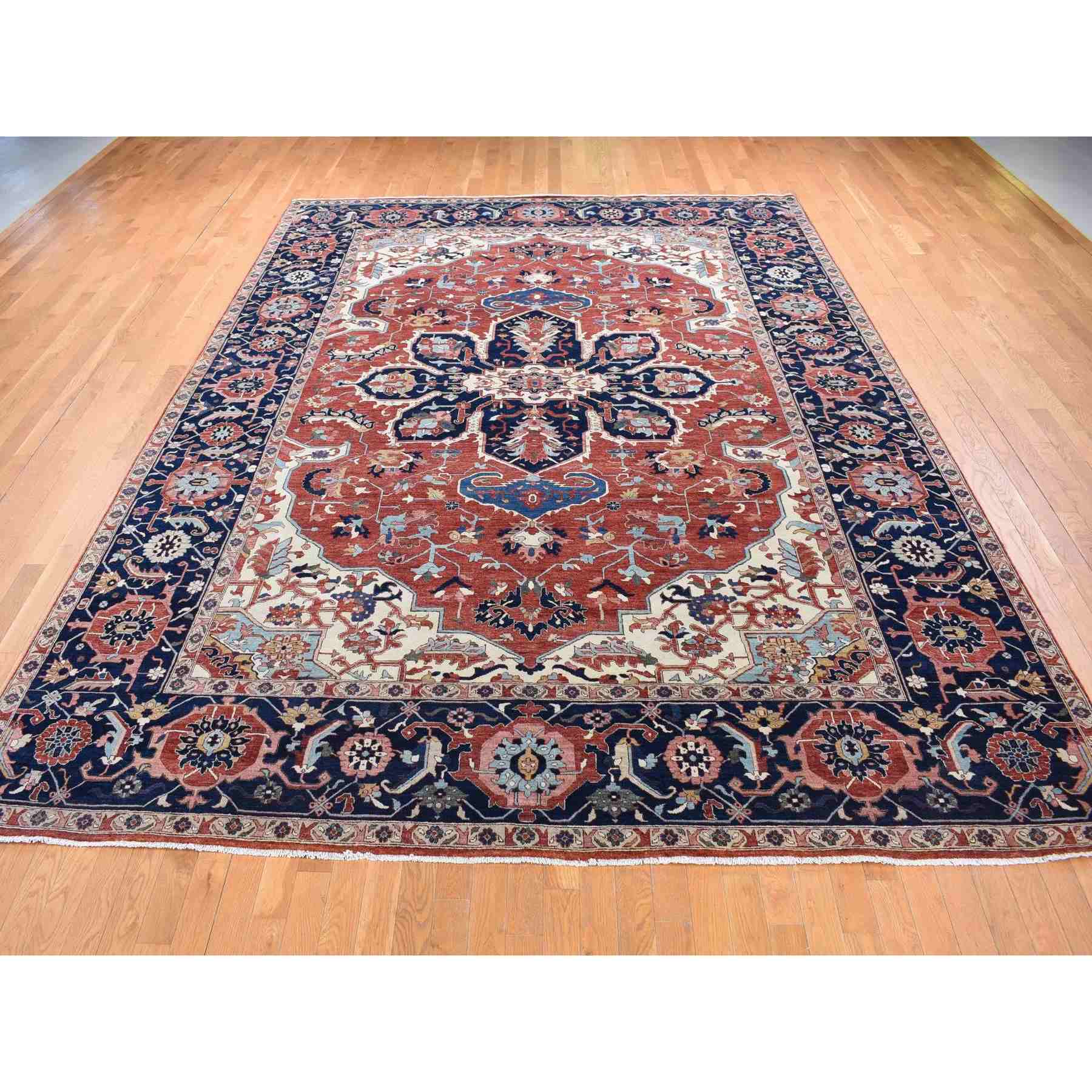 Heriz-Hand-Knotted-Rug-403165