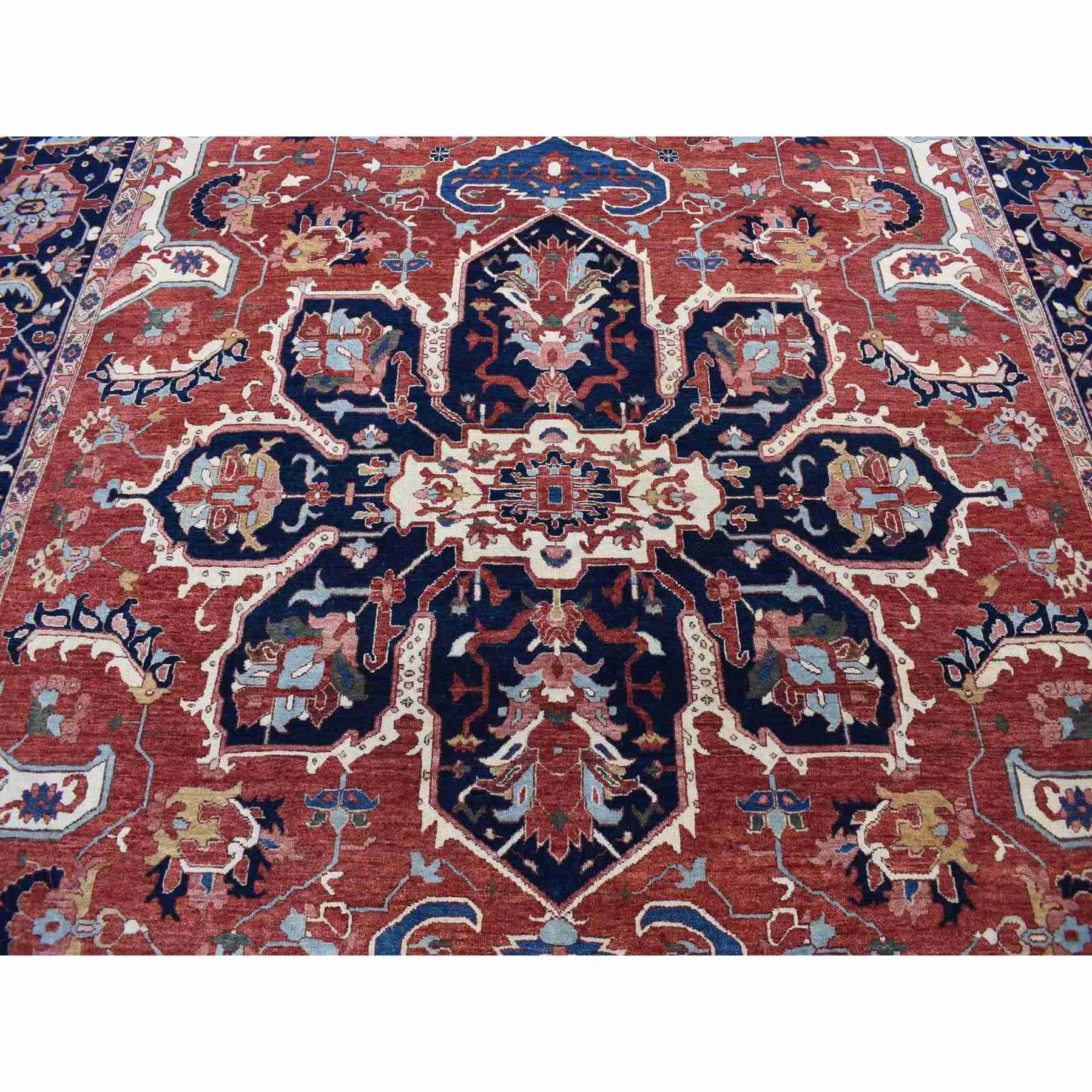 Heriz-Hand-Knotted-Rug-403165