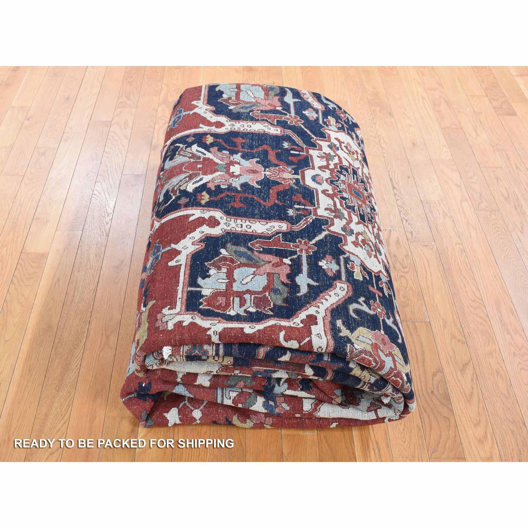 Heriz-Hand-Knotted-Rug-403165