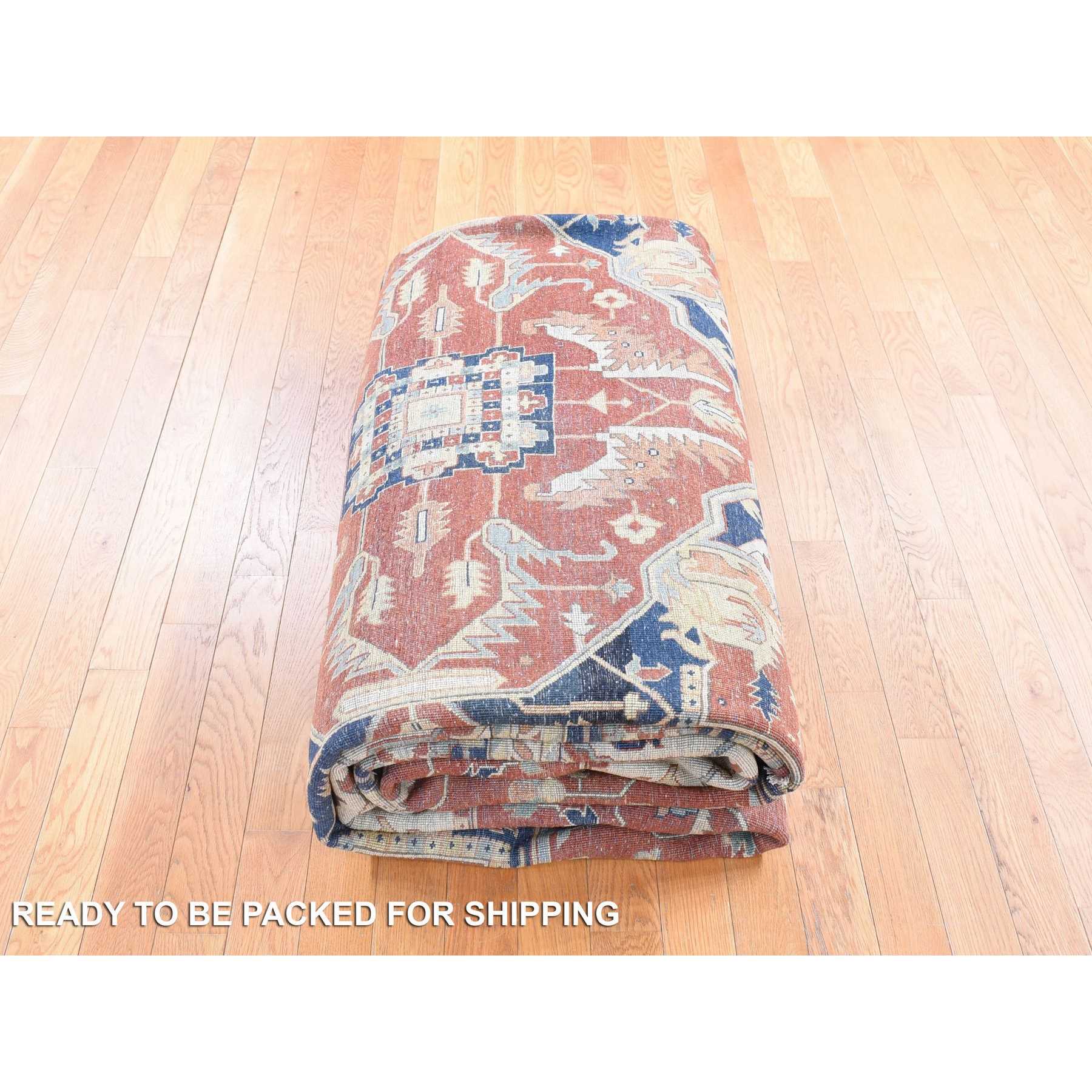 Heriz-Hand-Knotted-Rug-403170