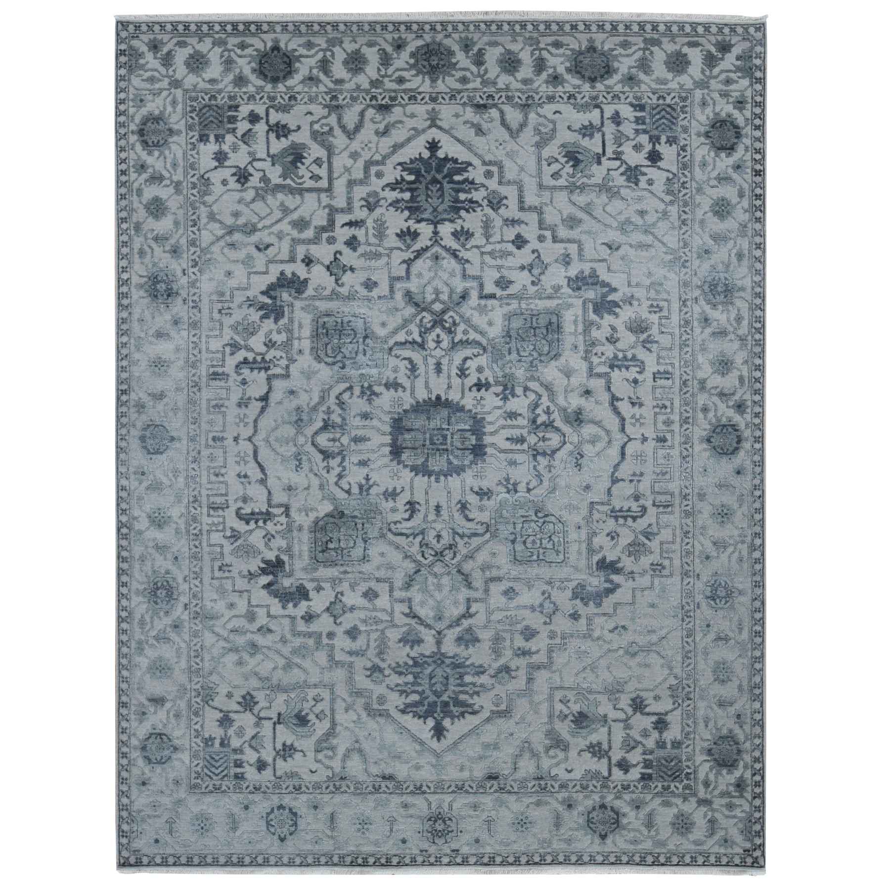 Heriz-Hand-Knotted-Rug-403670