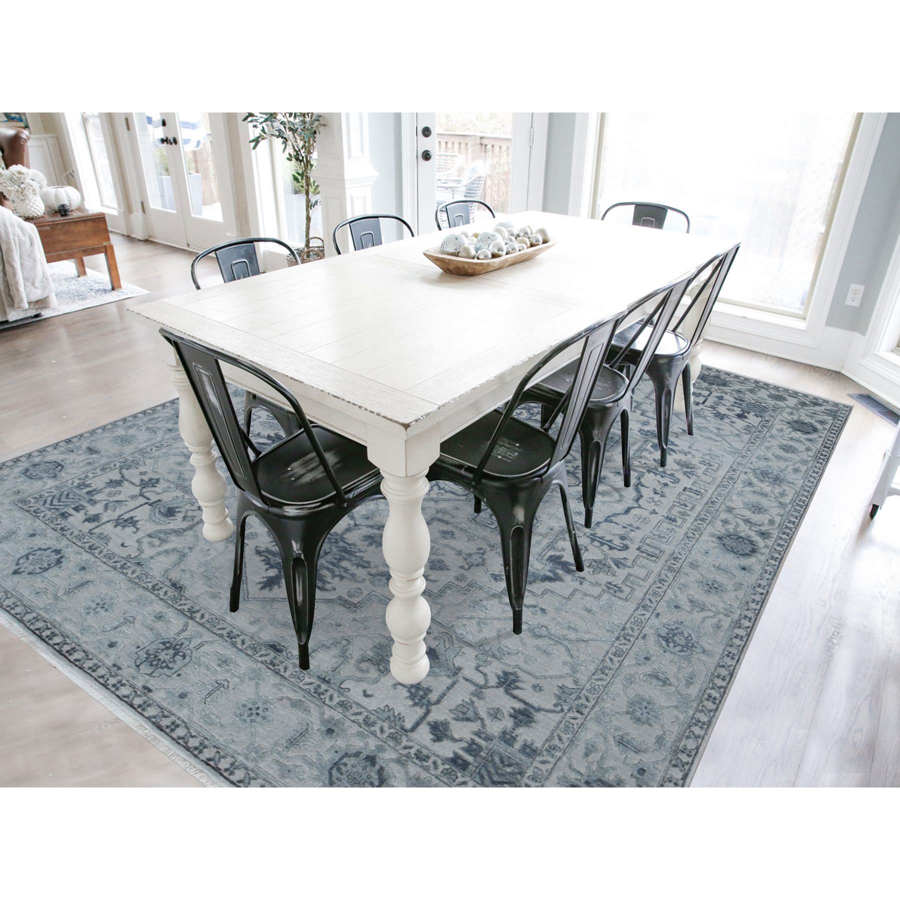 Heriz-Hand-Knotted-Rug-403670