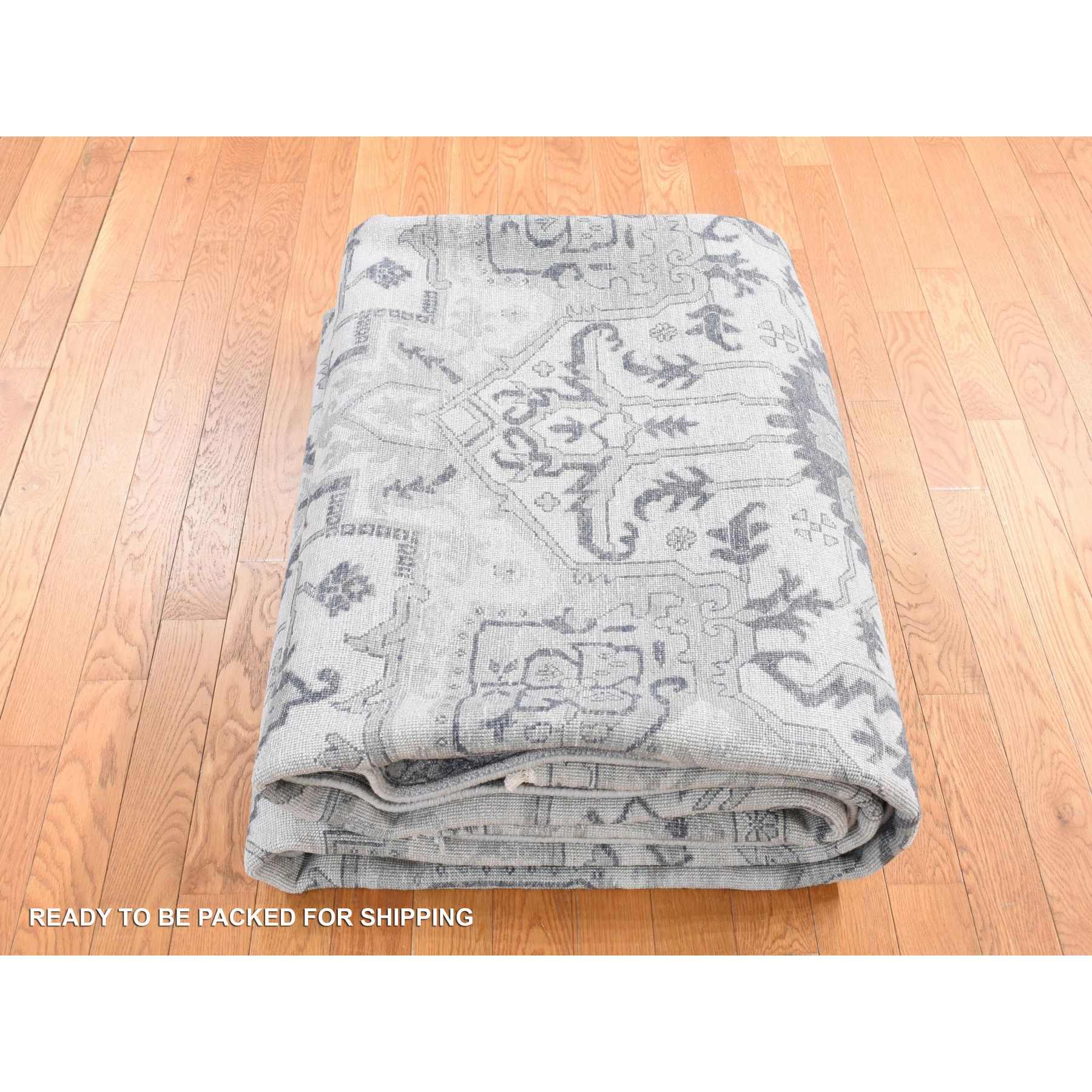 Heriz-Hand-Knotted-Rug-403670