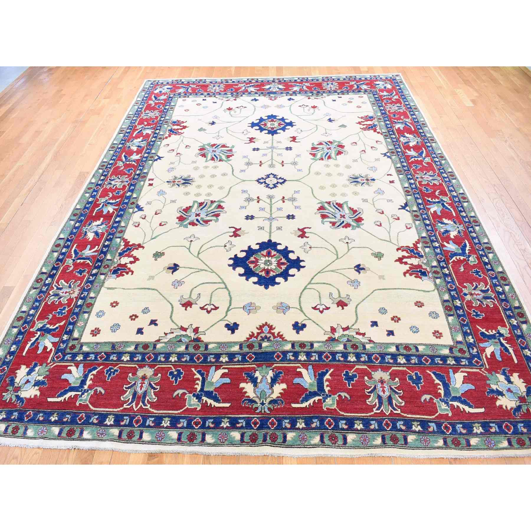 Kazak-Hand-Knotted-Rug-403180