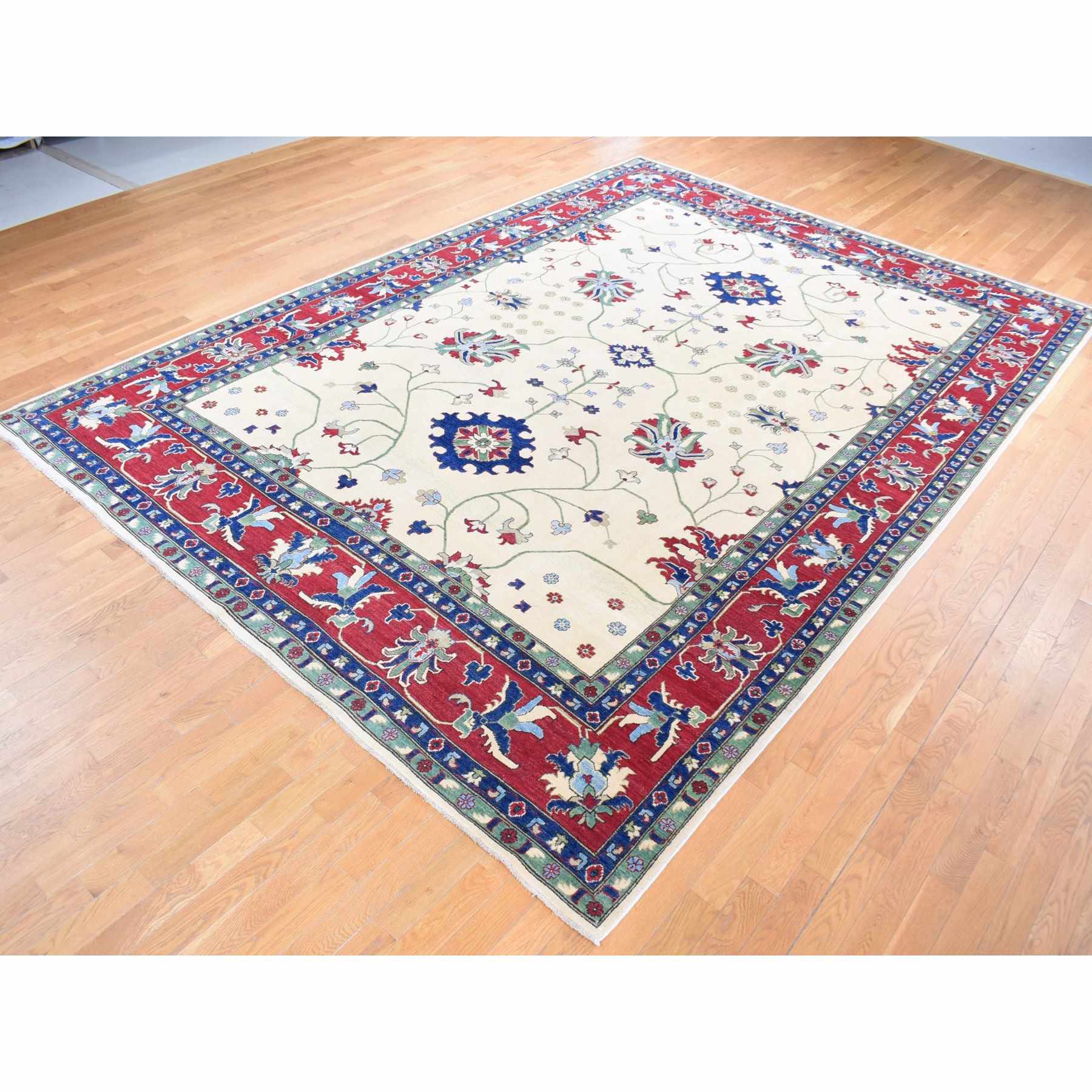 Kazak-Hand-Knotted-Rug-403180