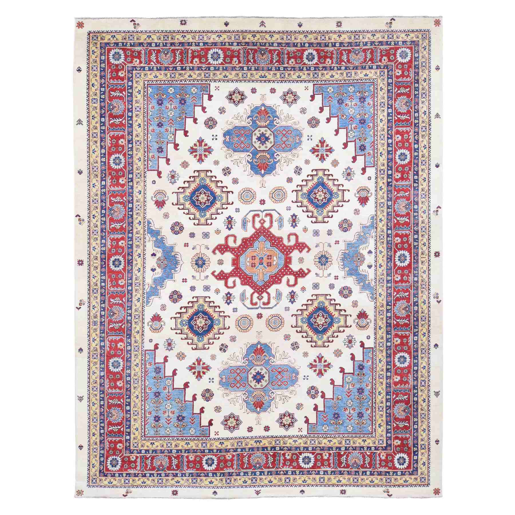 Kazak-Hand-Knotted-Rug-403245