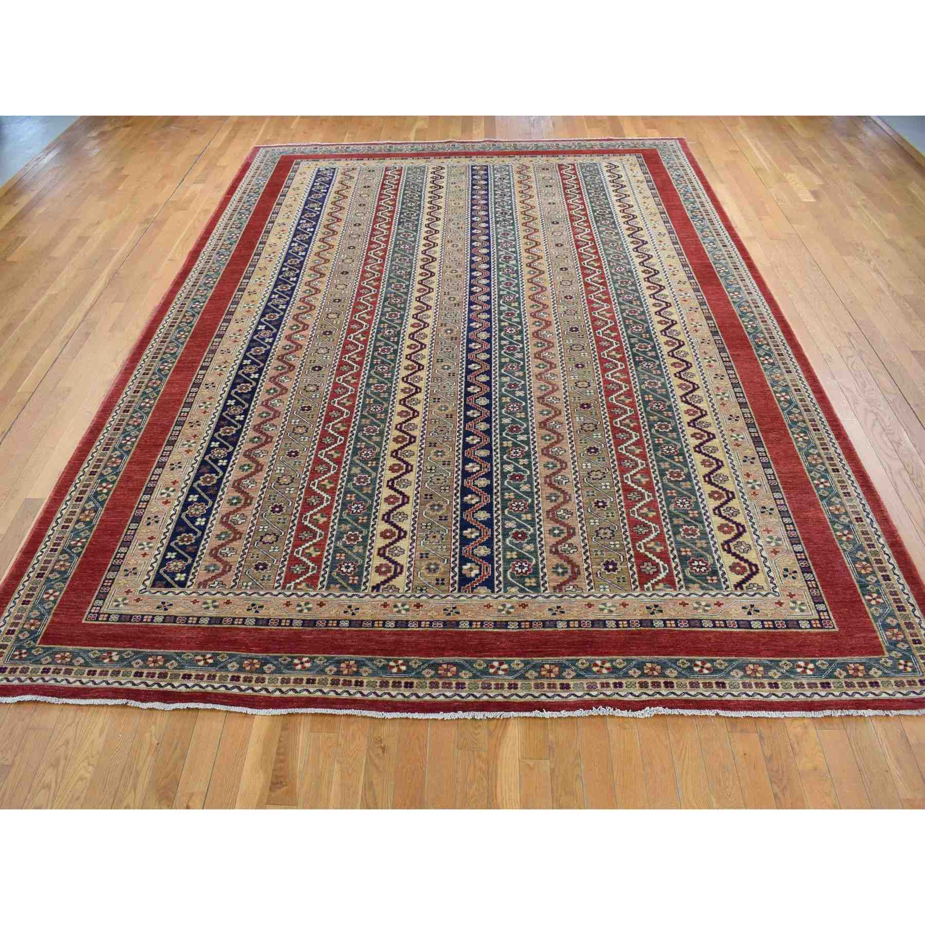 Kazak-Hand-Knotted-Rug-403605