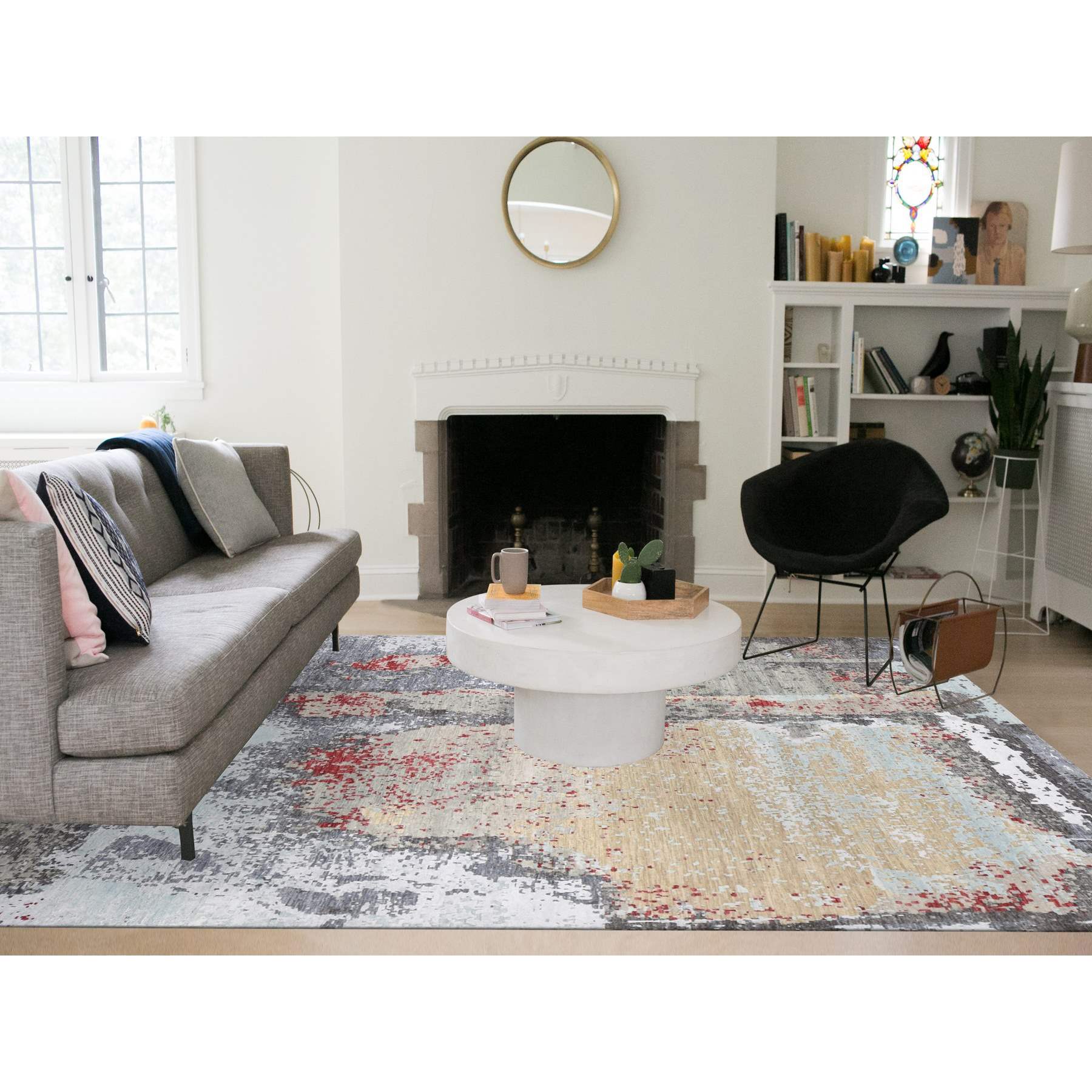 Modern-and-Contemporary-Hand-Knotted-Rug-403970