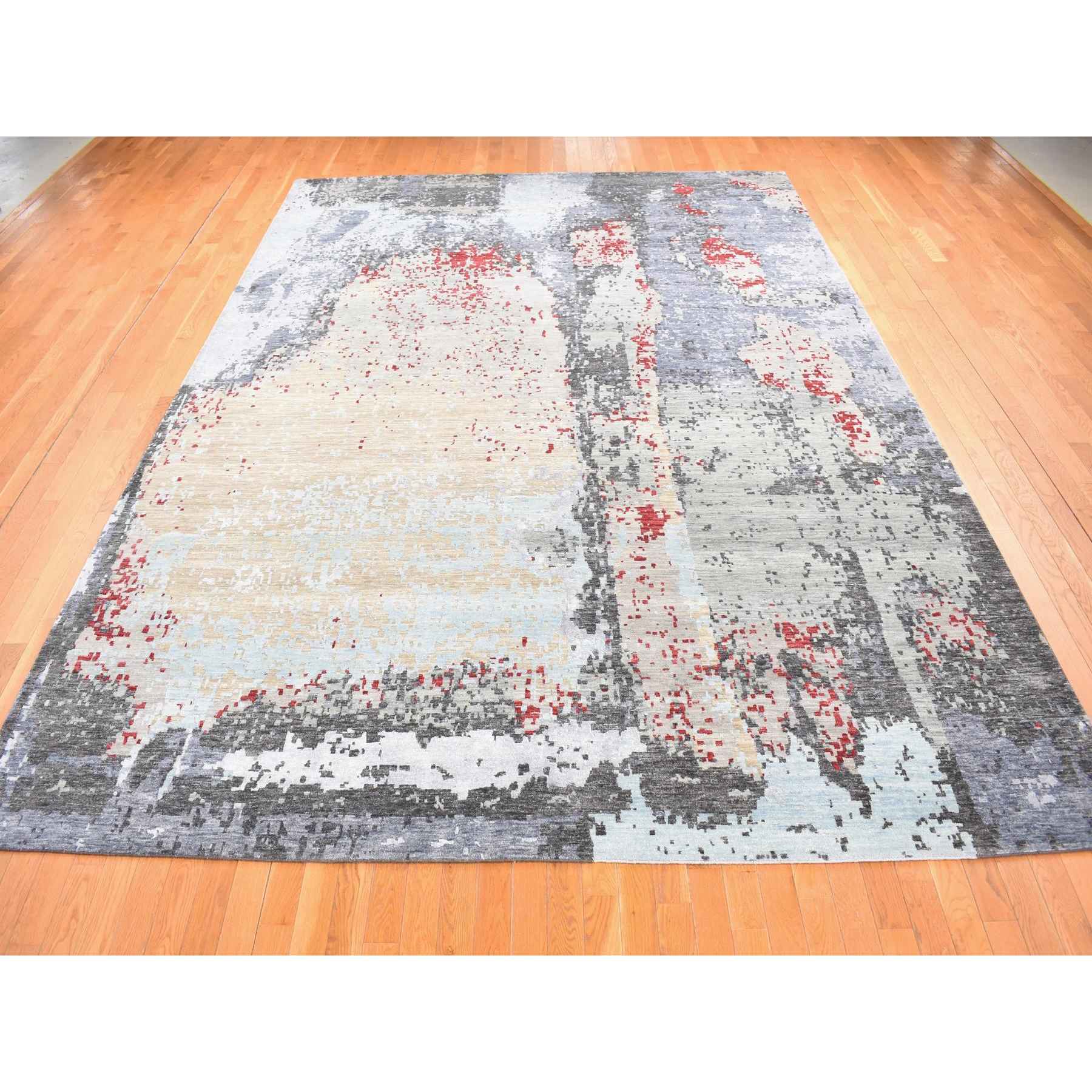 Modern-and-Contemporary-Hand-Knotted-Rug-403970
